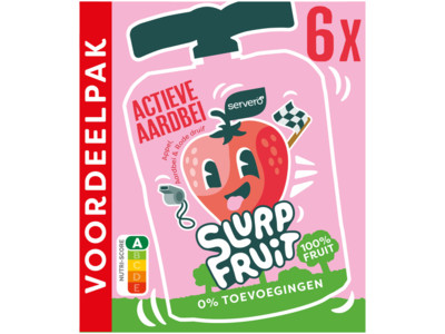 Servero Slurpfruit actieve aardbei