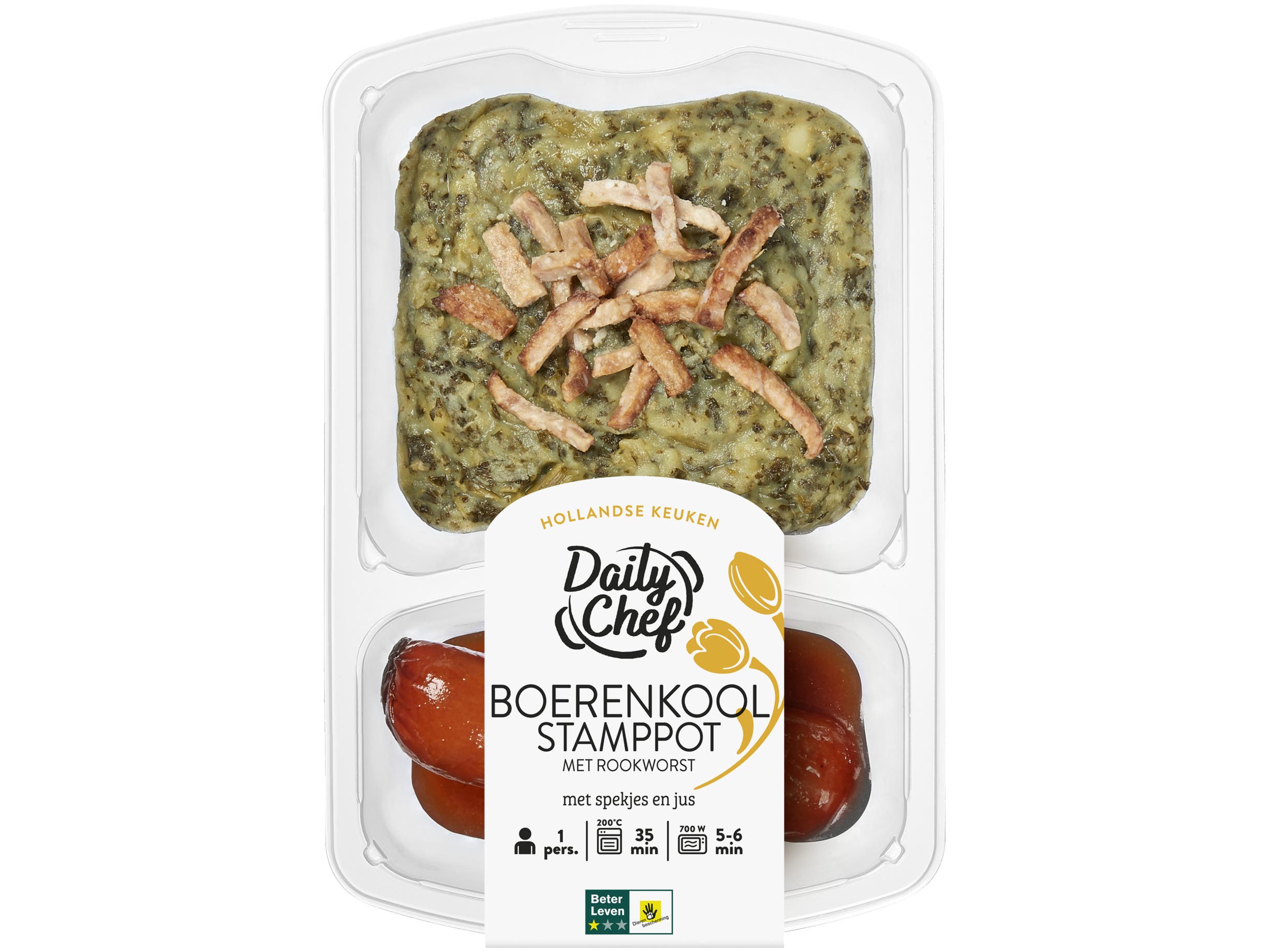 Daily Chef Boerenkoolstamppot met worst