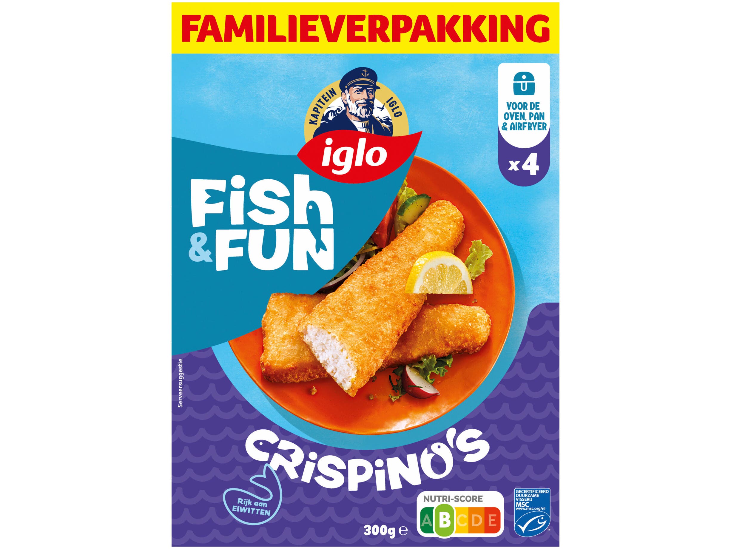 Iglo Fish & Fun Crispino's familieverpakking