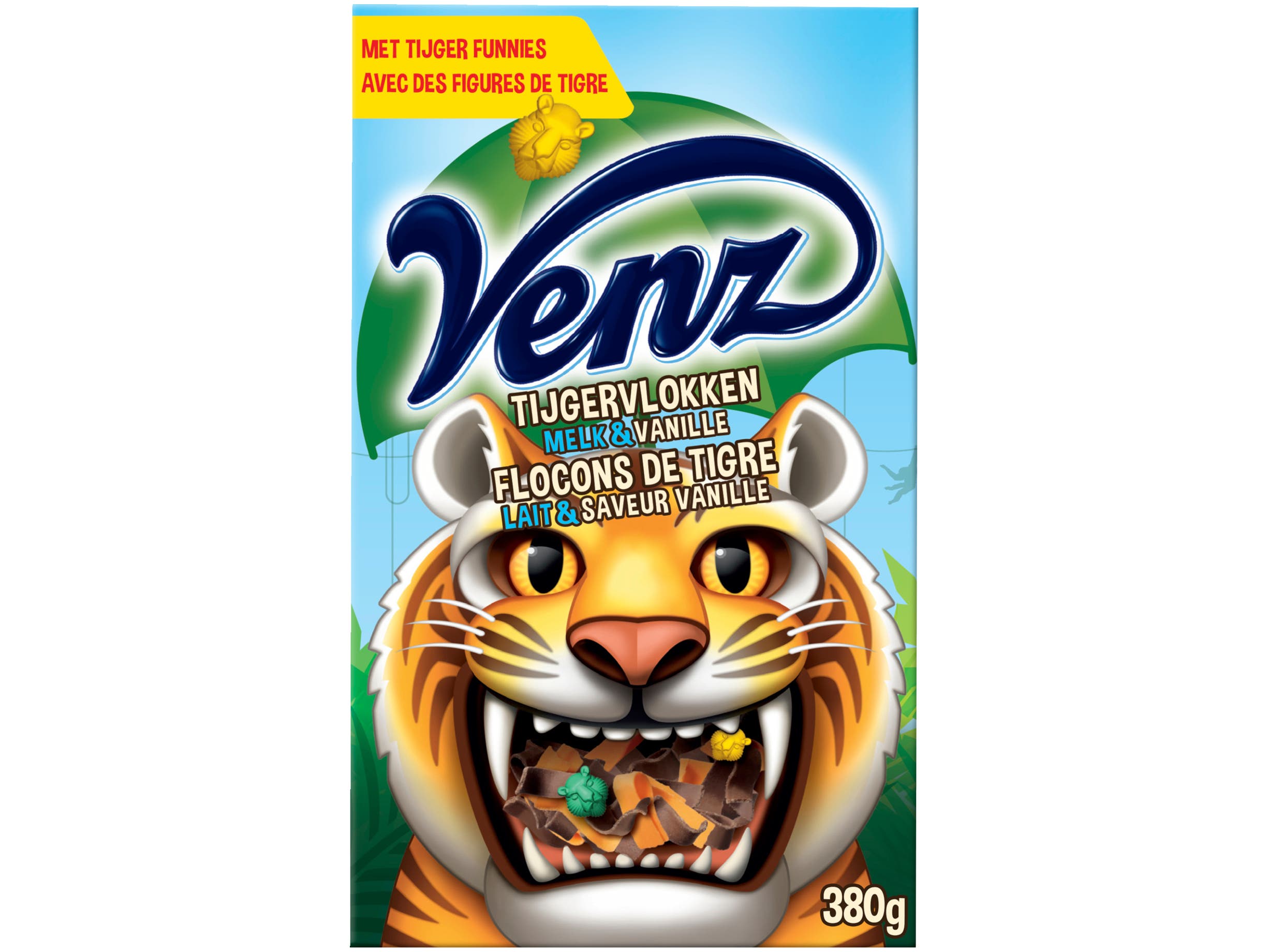 Venz Rimboe tijgervlokken melk & vanille