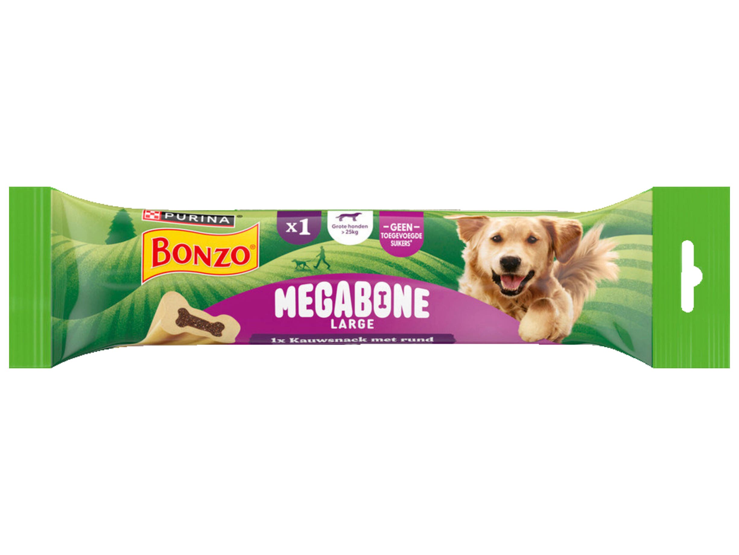 Bonzo Megabone kauwsnack met rund