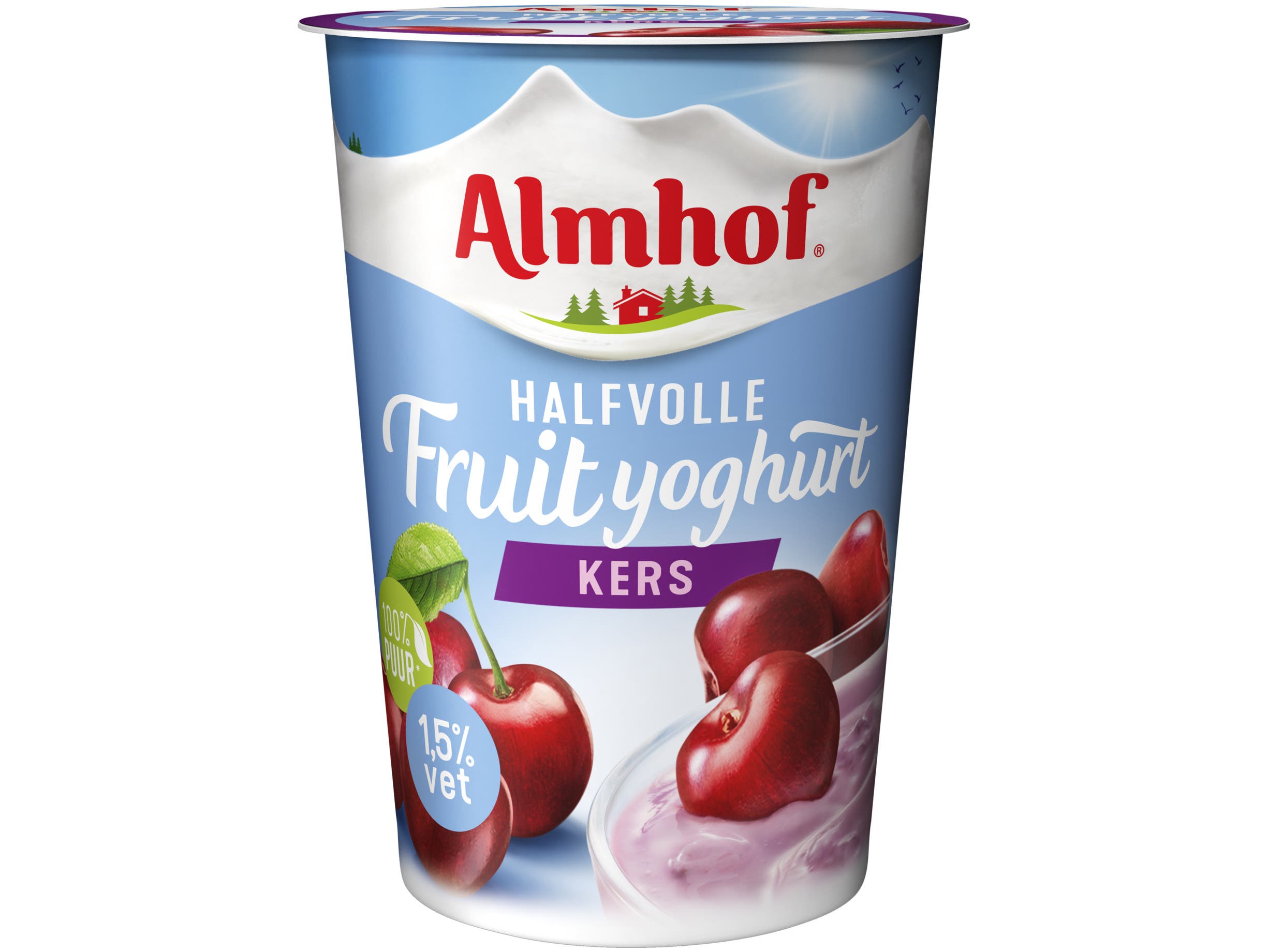 Almhof Halfvolle yoghurt kers