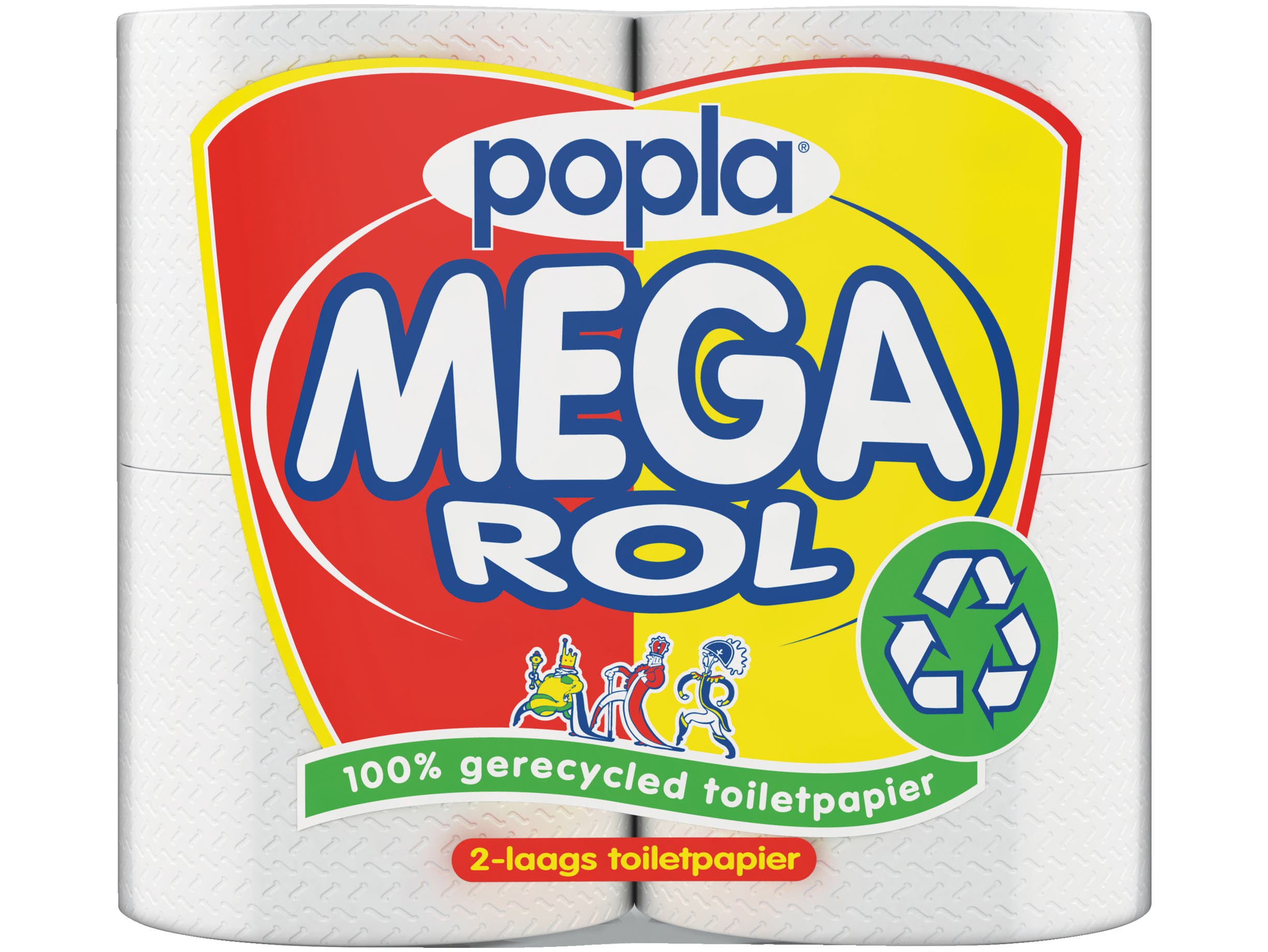 Popla wc papier - Megarol toiletpapier - extra velletjes