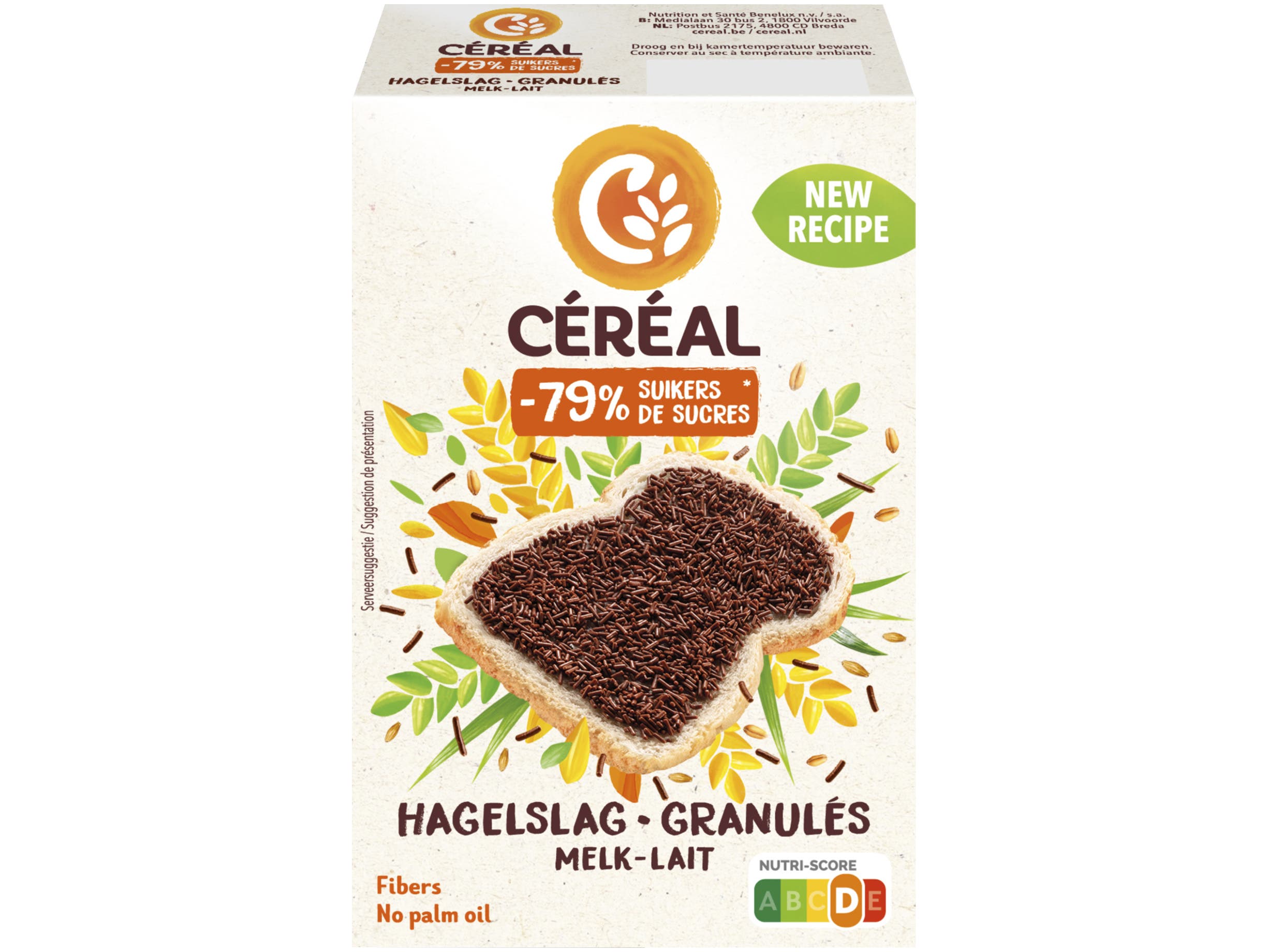 Cereal Hagelslag melk minder suiker