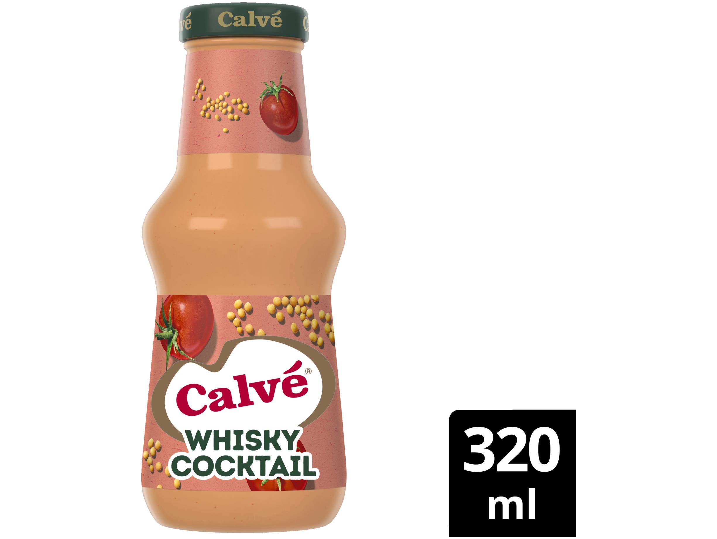 Calve Saus fles whisky cocktail