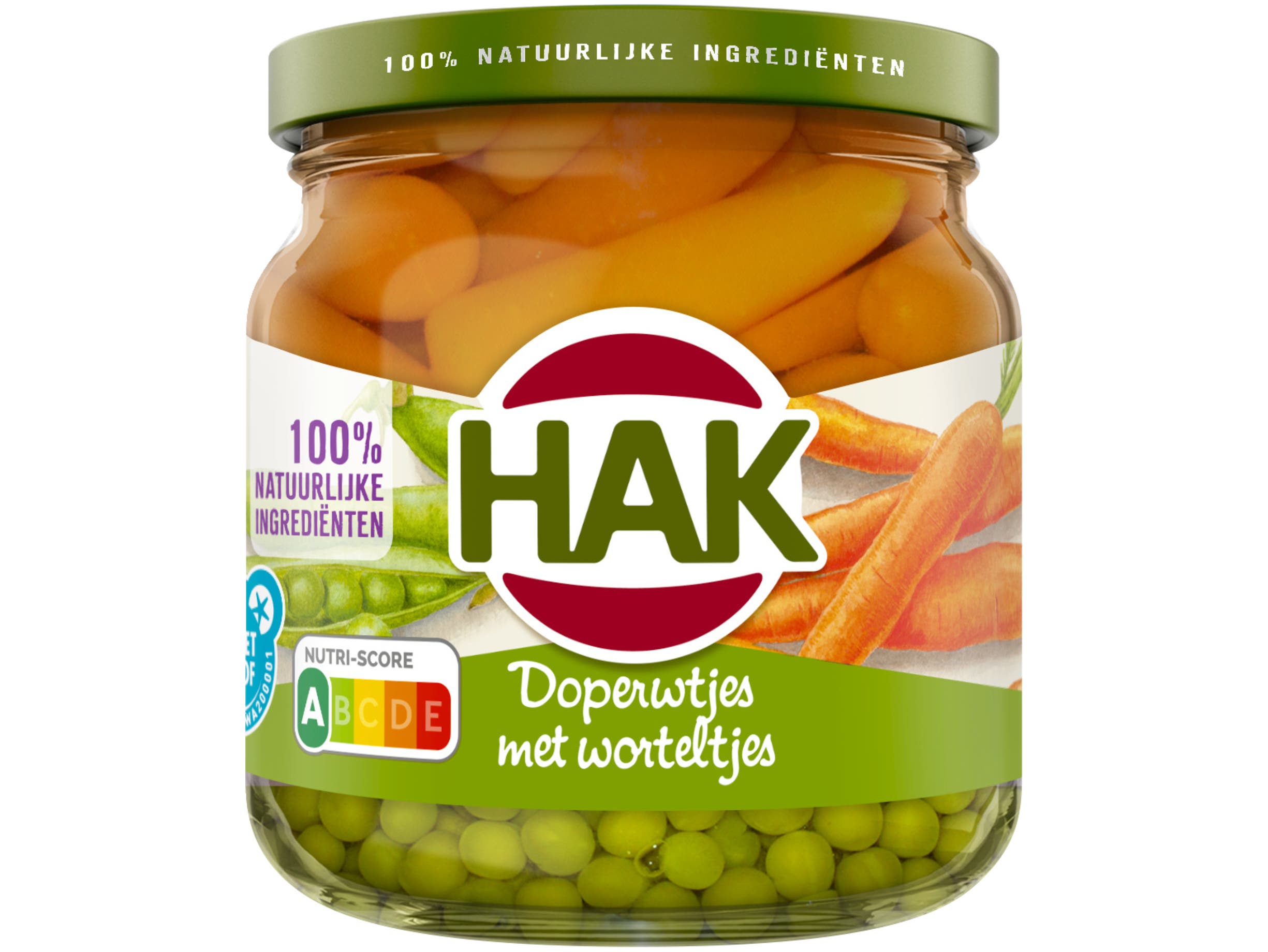 Hak Doperwtjes & worteltjes extra fijn