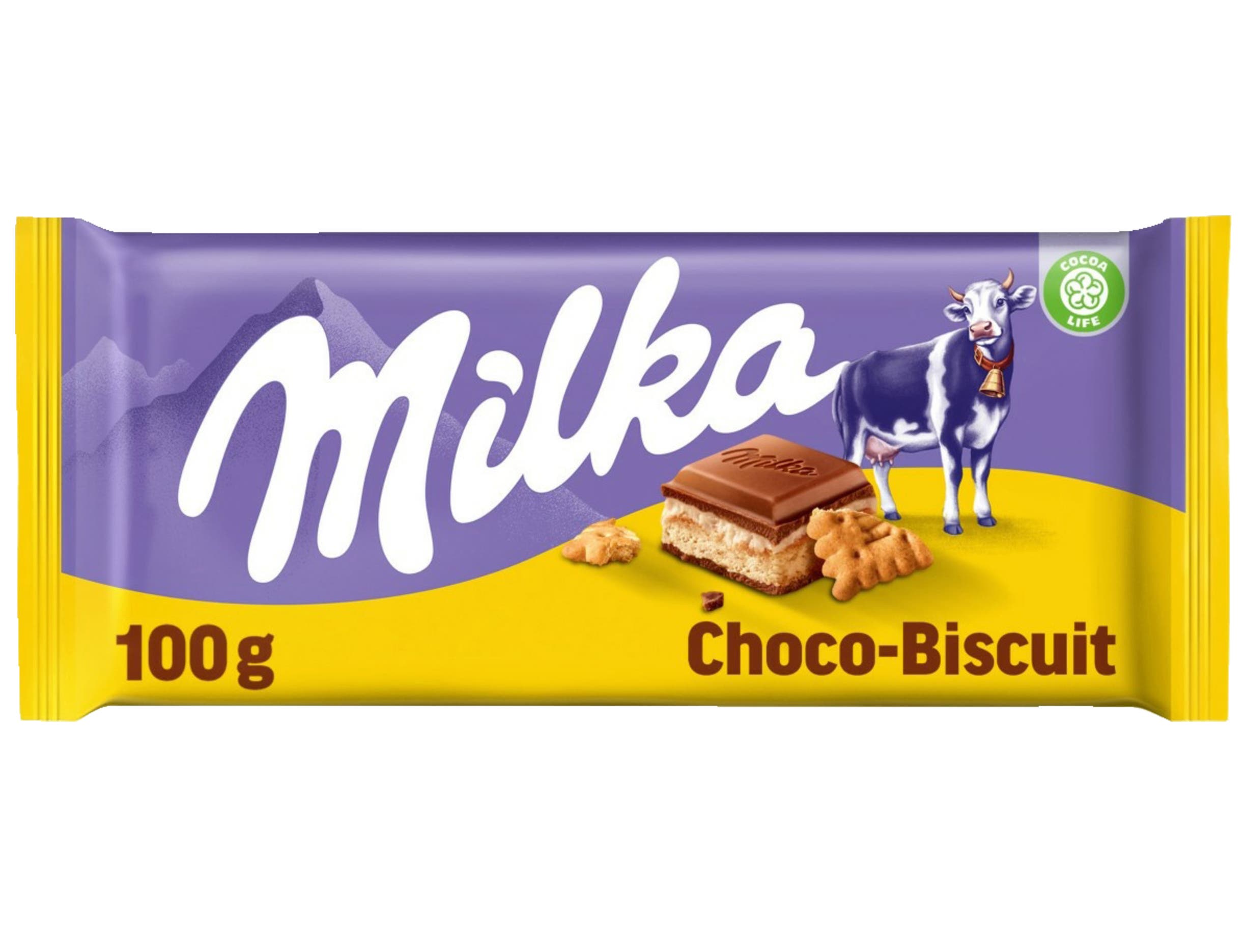 Milka Chocoladereep choco-biscuit