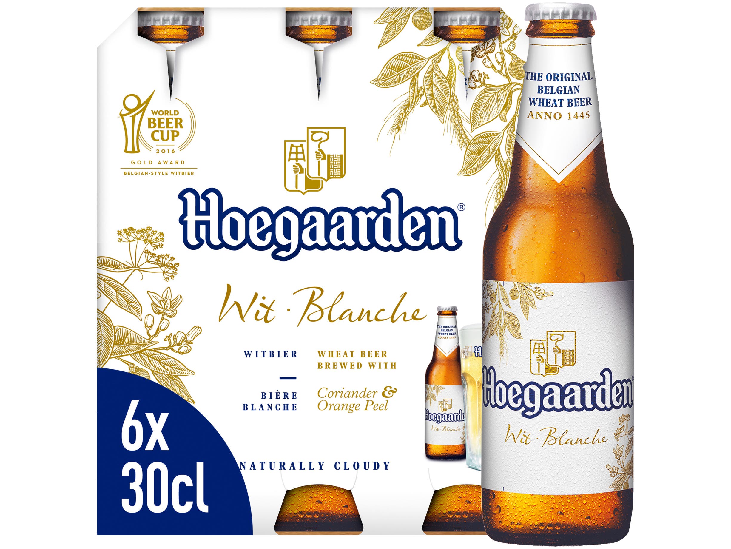 Hoegaarden Belgisch Witbier fles 6-pack