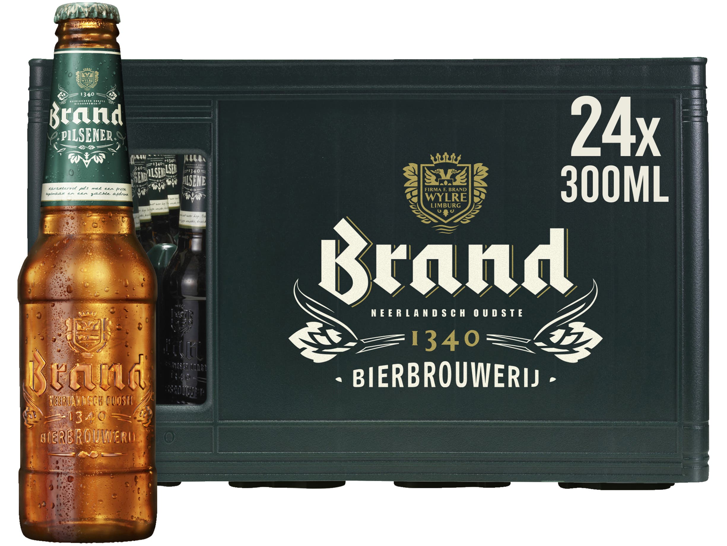 Brand Pilsener Bier Fles Krat