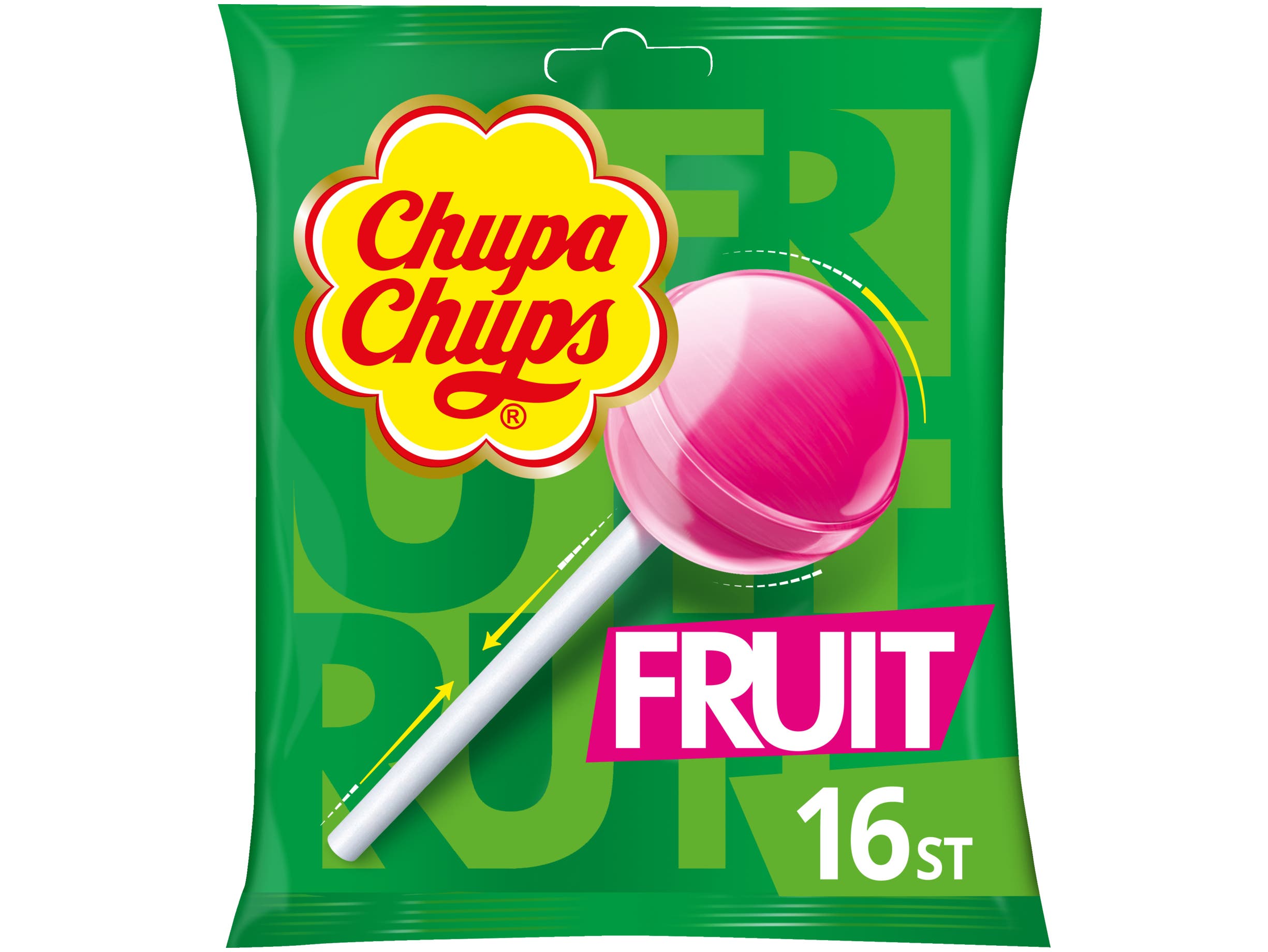 Chupa Chups Fruit Lollies Uitdeel Snoep Zak