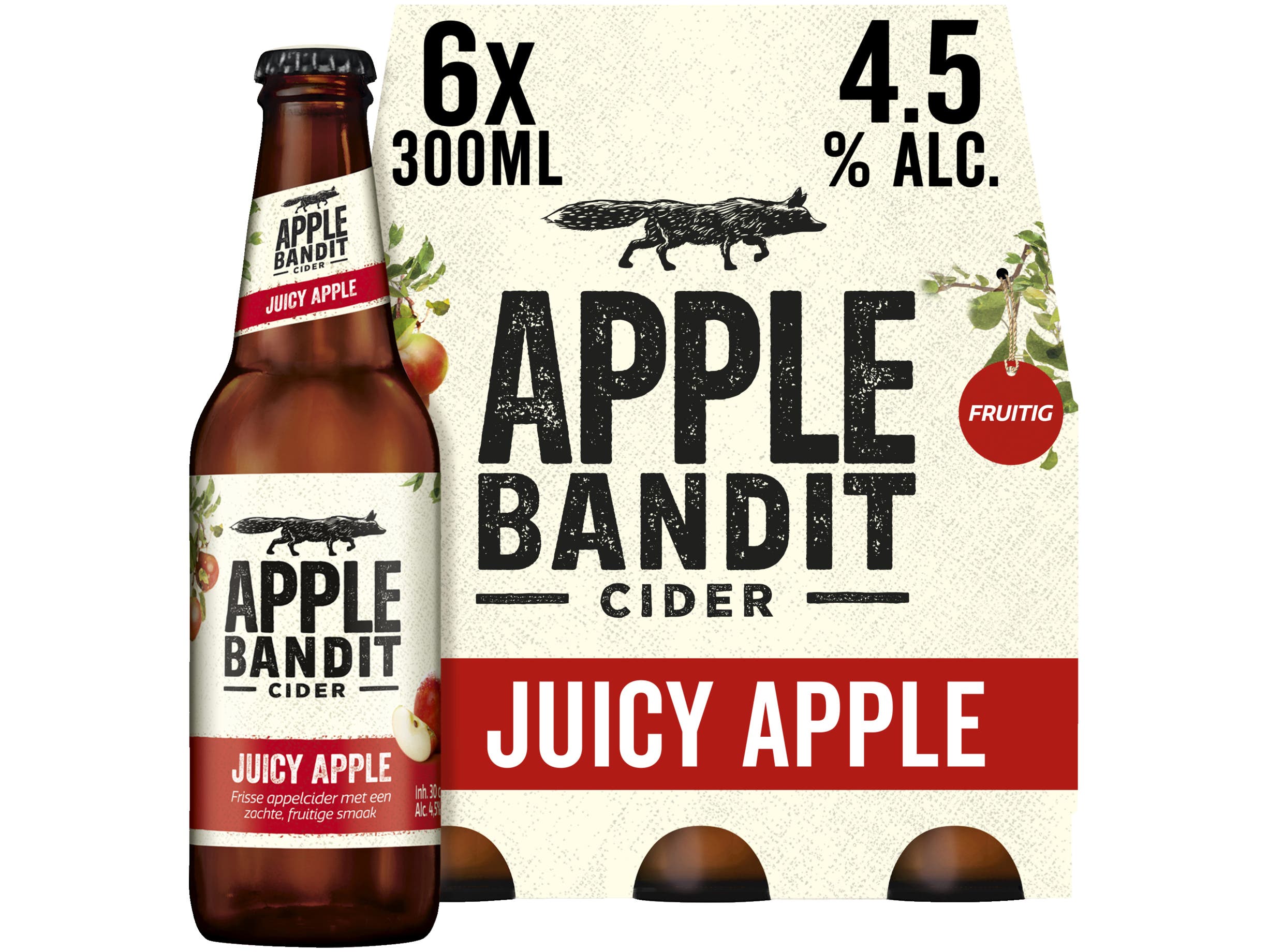 Apple Bandit Cider Juicy Apple Fles 6-pack