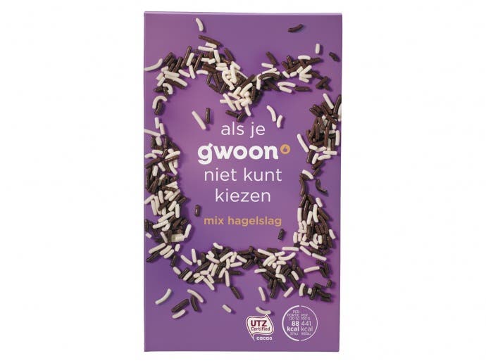 G'woon Chocolade hagelmix