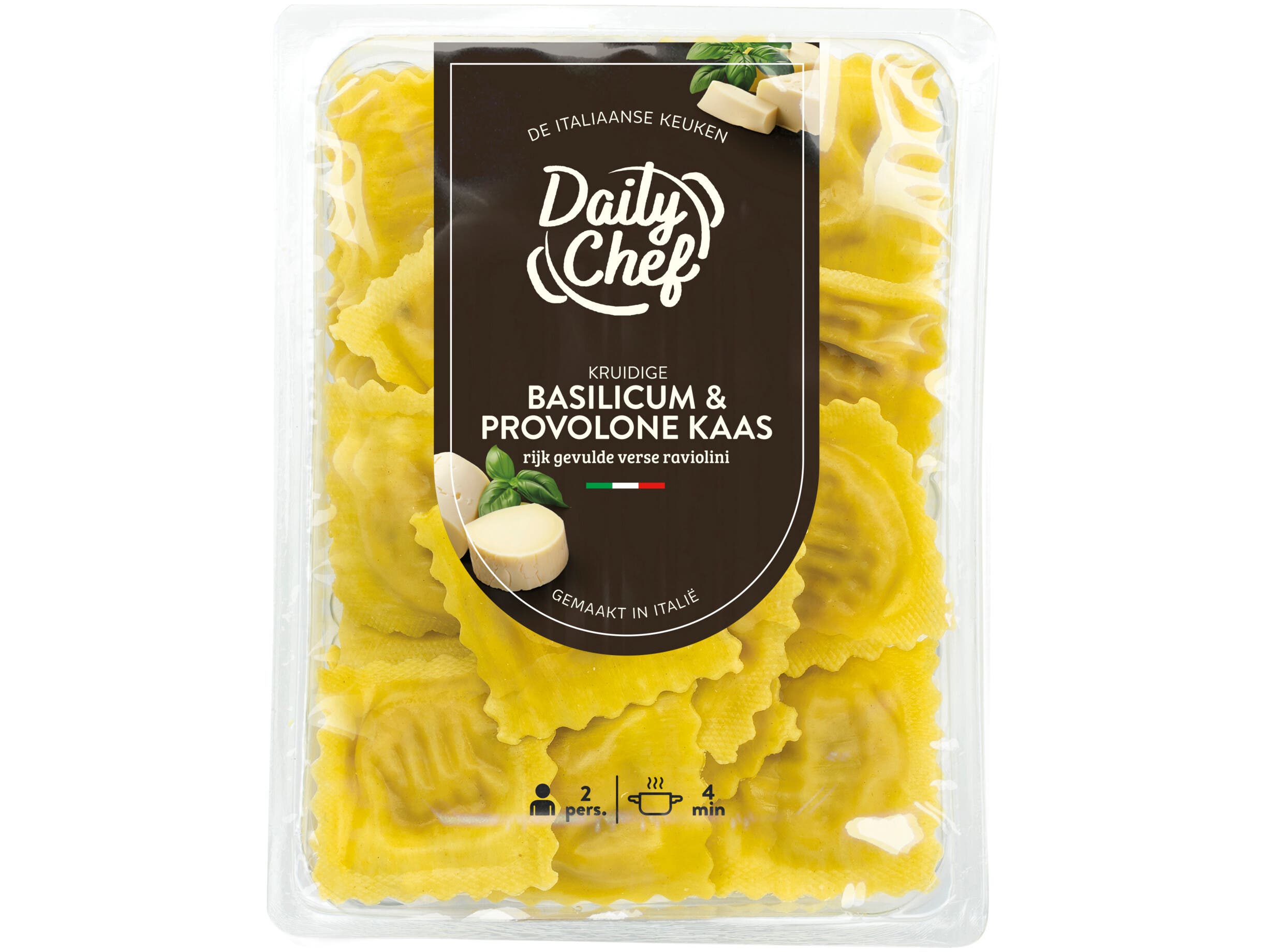 Daily Chef Raviolini basilicum provolone