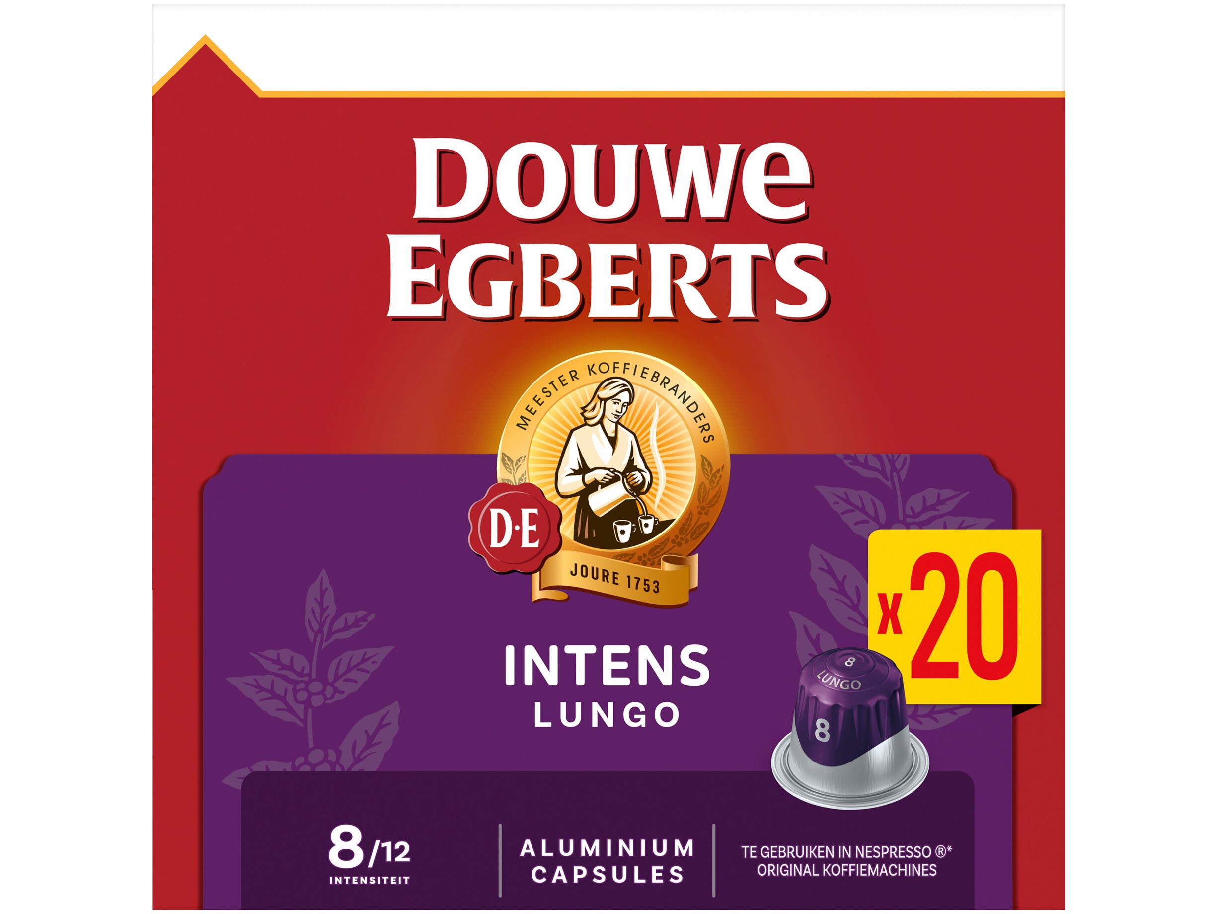 Douwe Egberts Lungo intens koffiecups voordeelpak