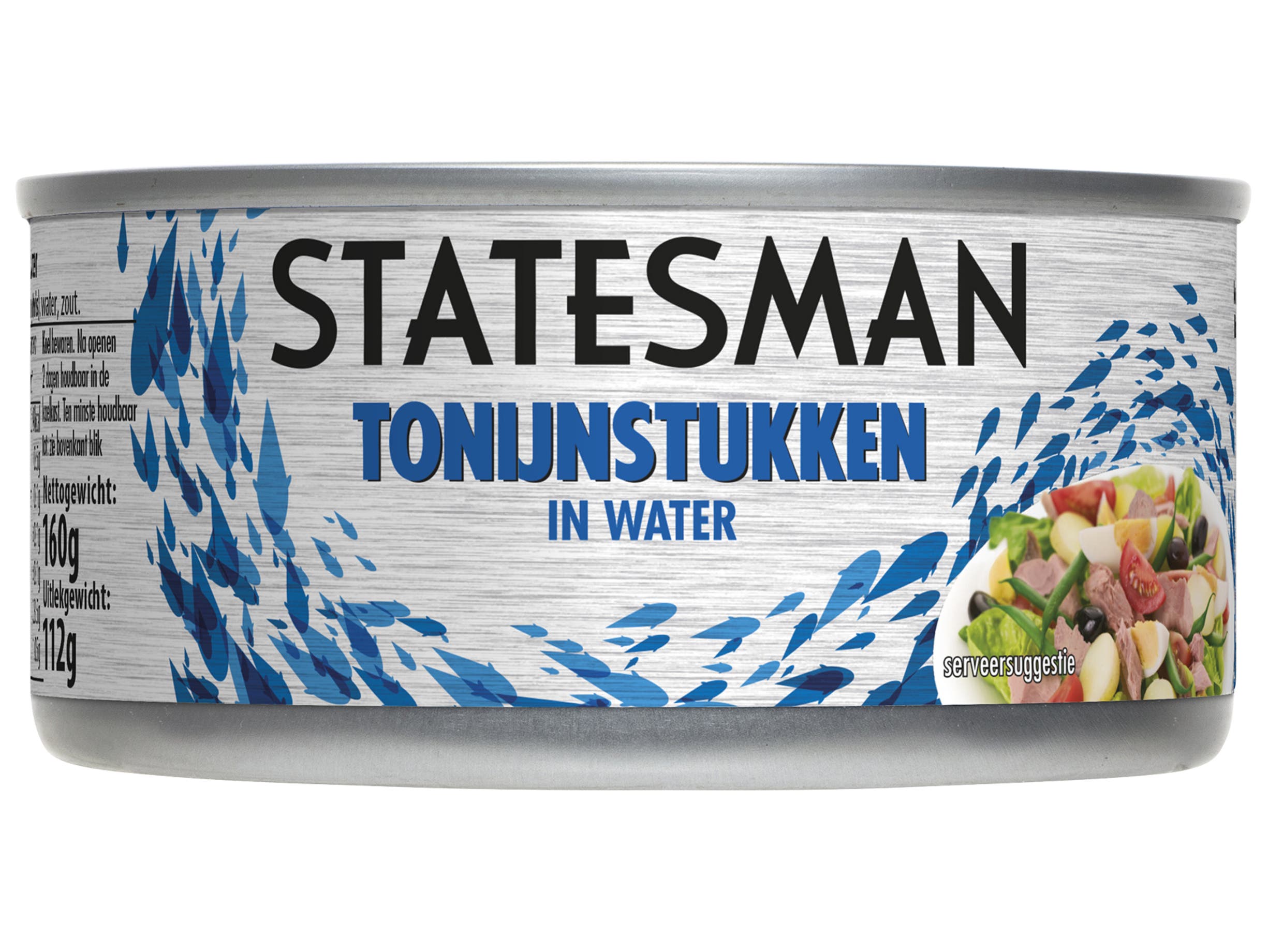 Statesman Tonijnstukken in water