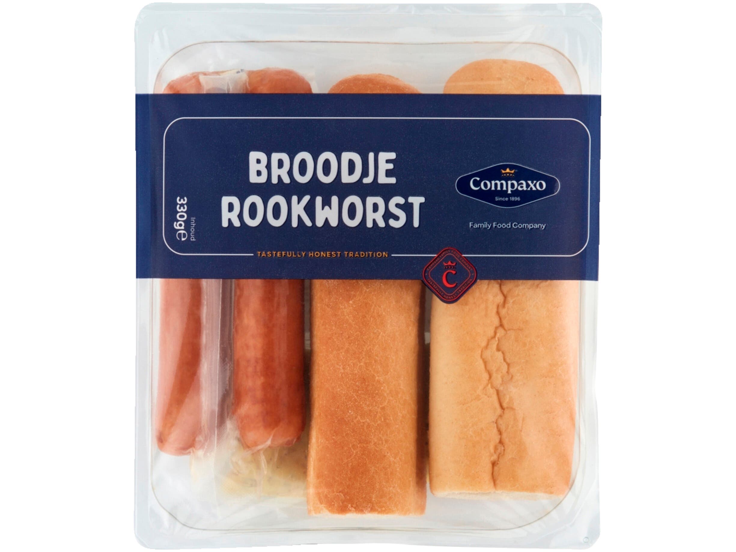 Compaxo Broodje rookworst