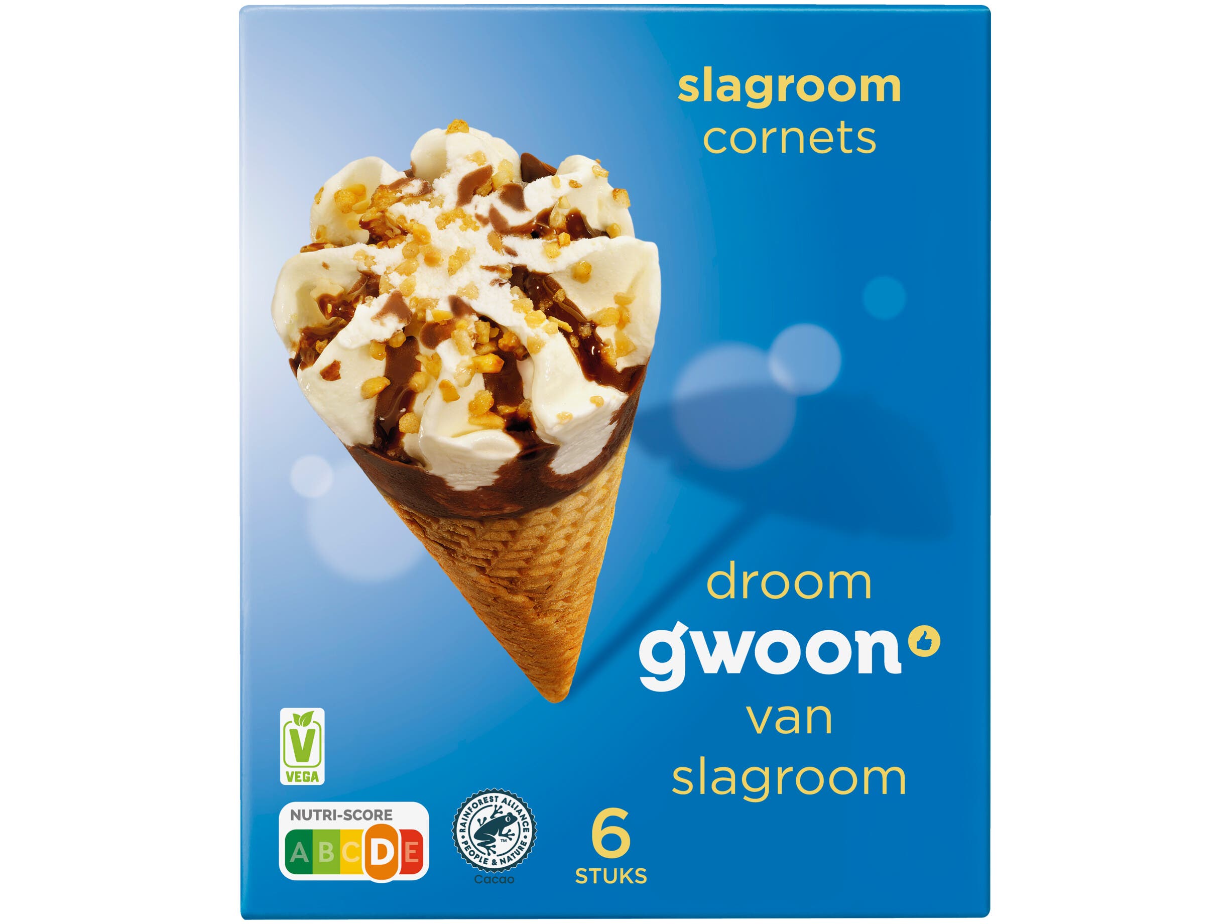 G'woon Cornets slagroomijs