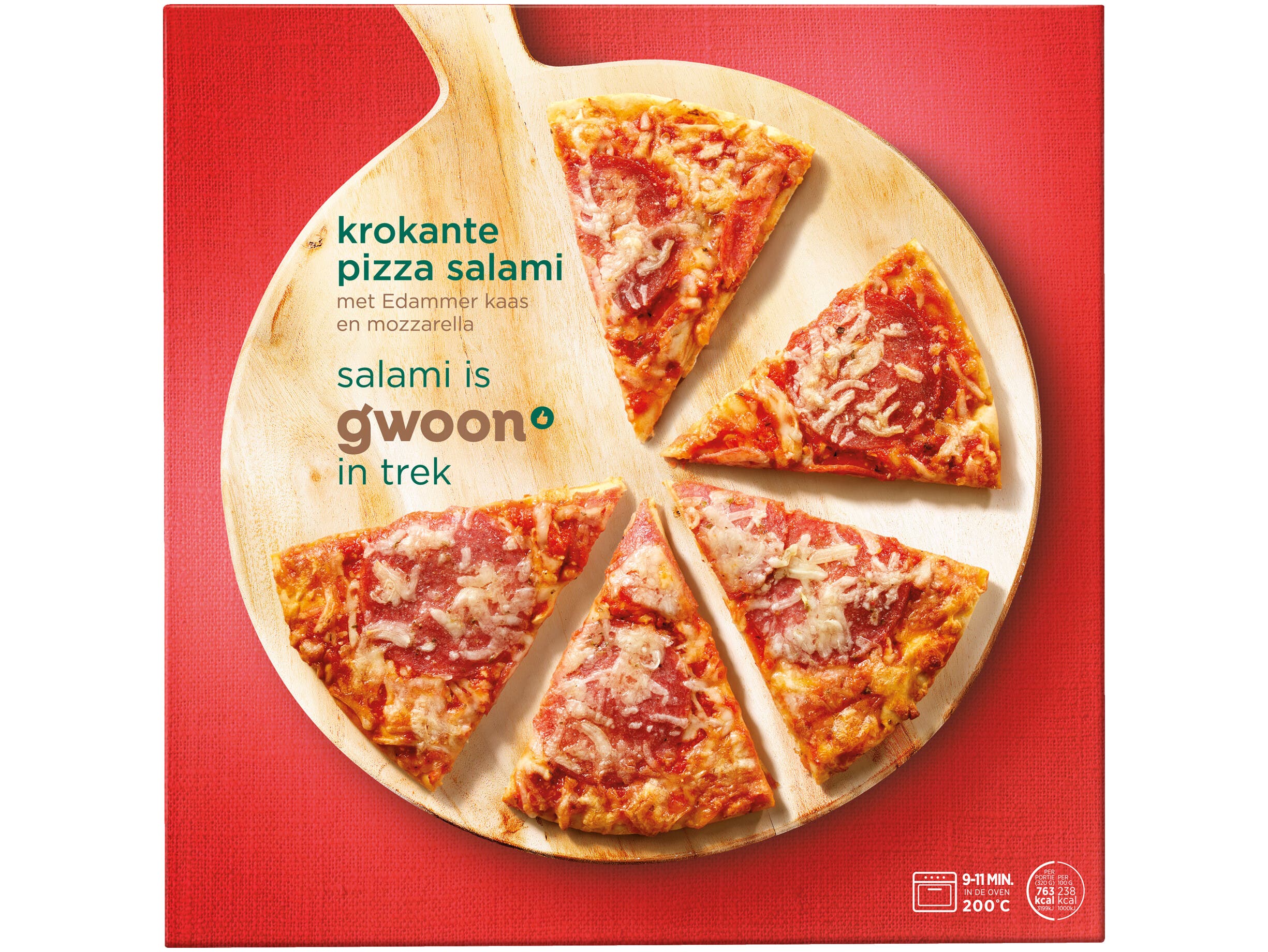 G'woon Krokante pizza salami