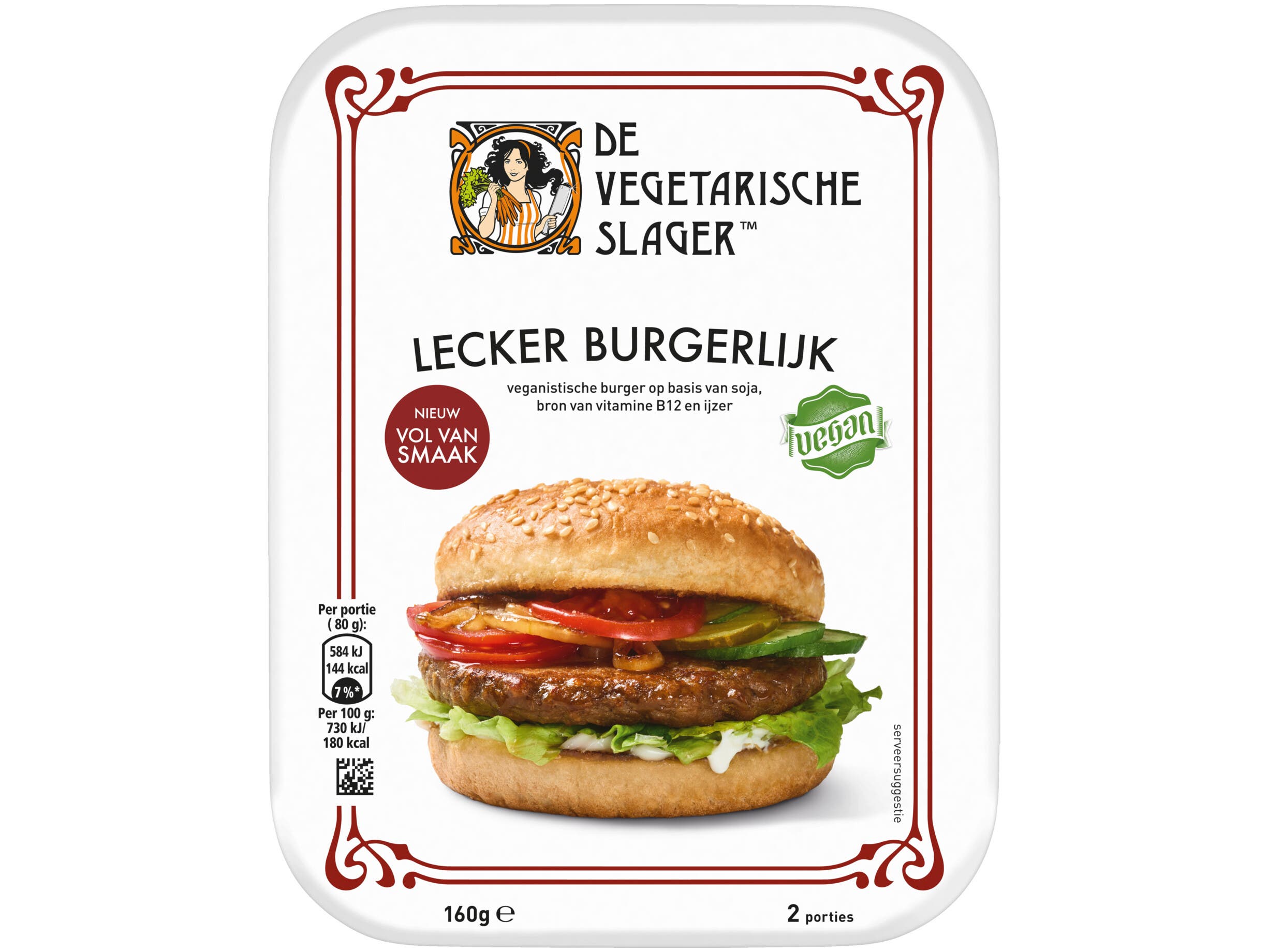 Vegetarische slager Lecker burgerlijk