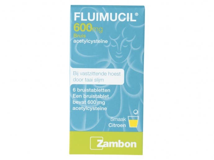 Fluimucil Bruistablet 600 mg