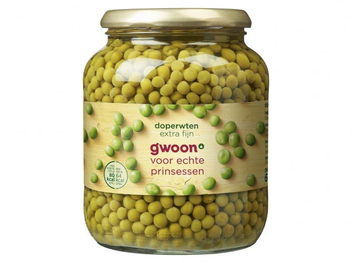 G'woon Doperwten extra fijn