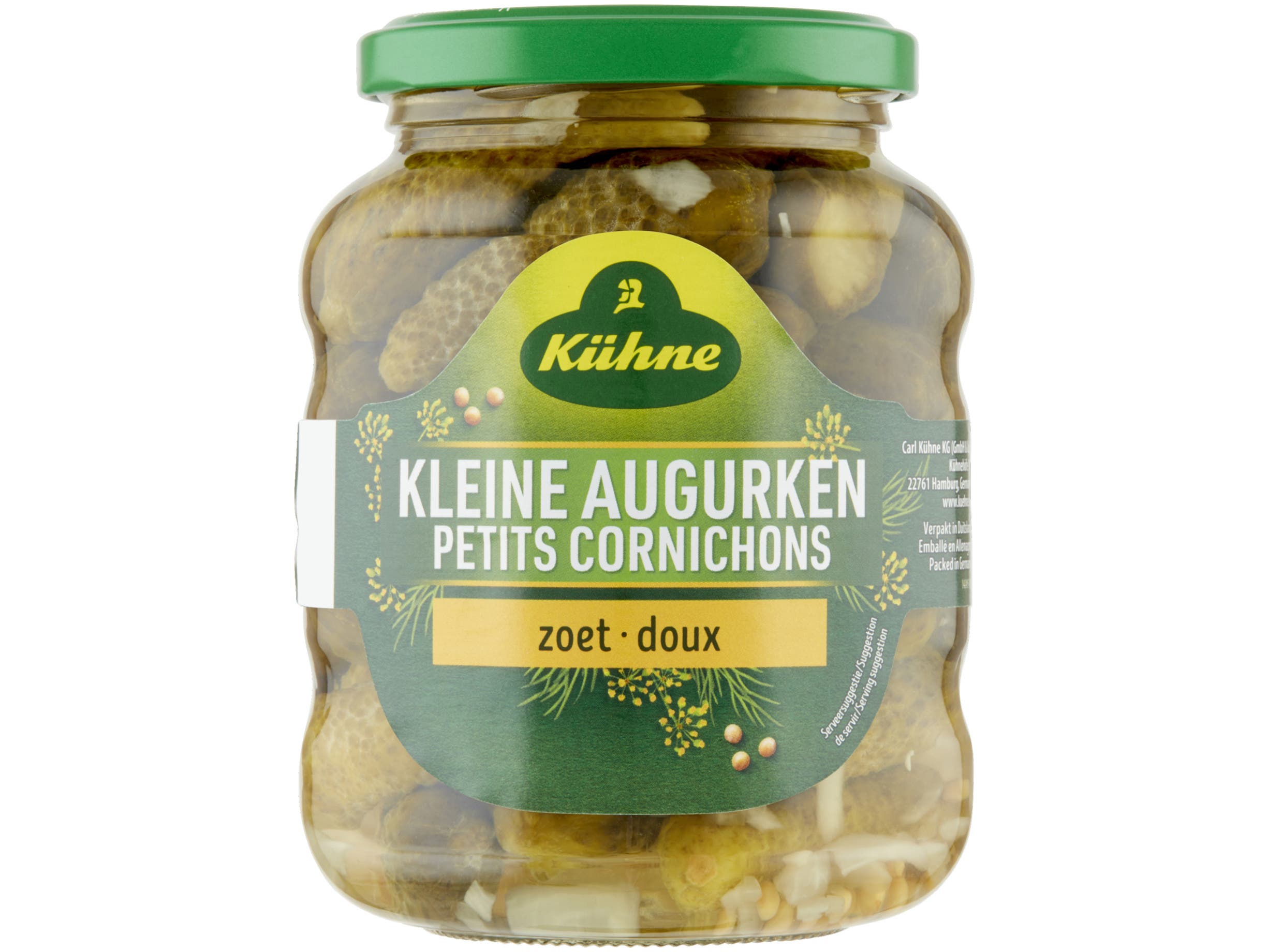 Kuhne Kleine augurken zoet