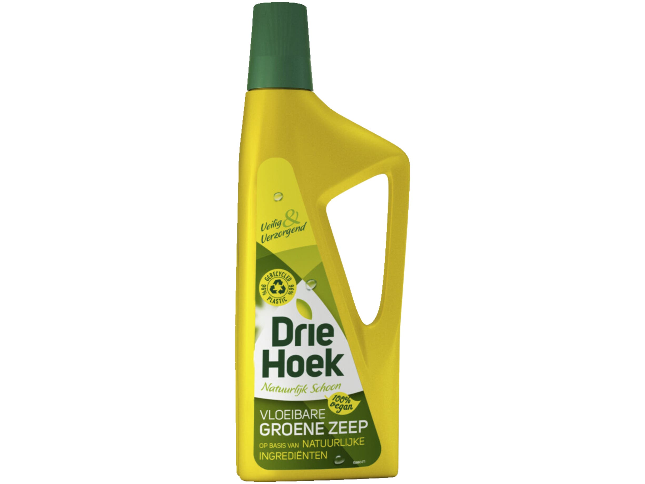Driehoek Vloeibare groene zeep