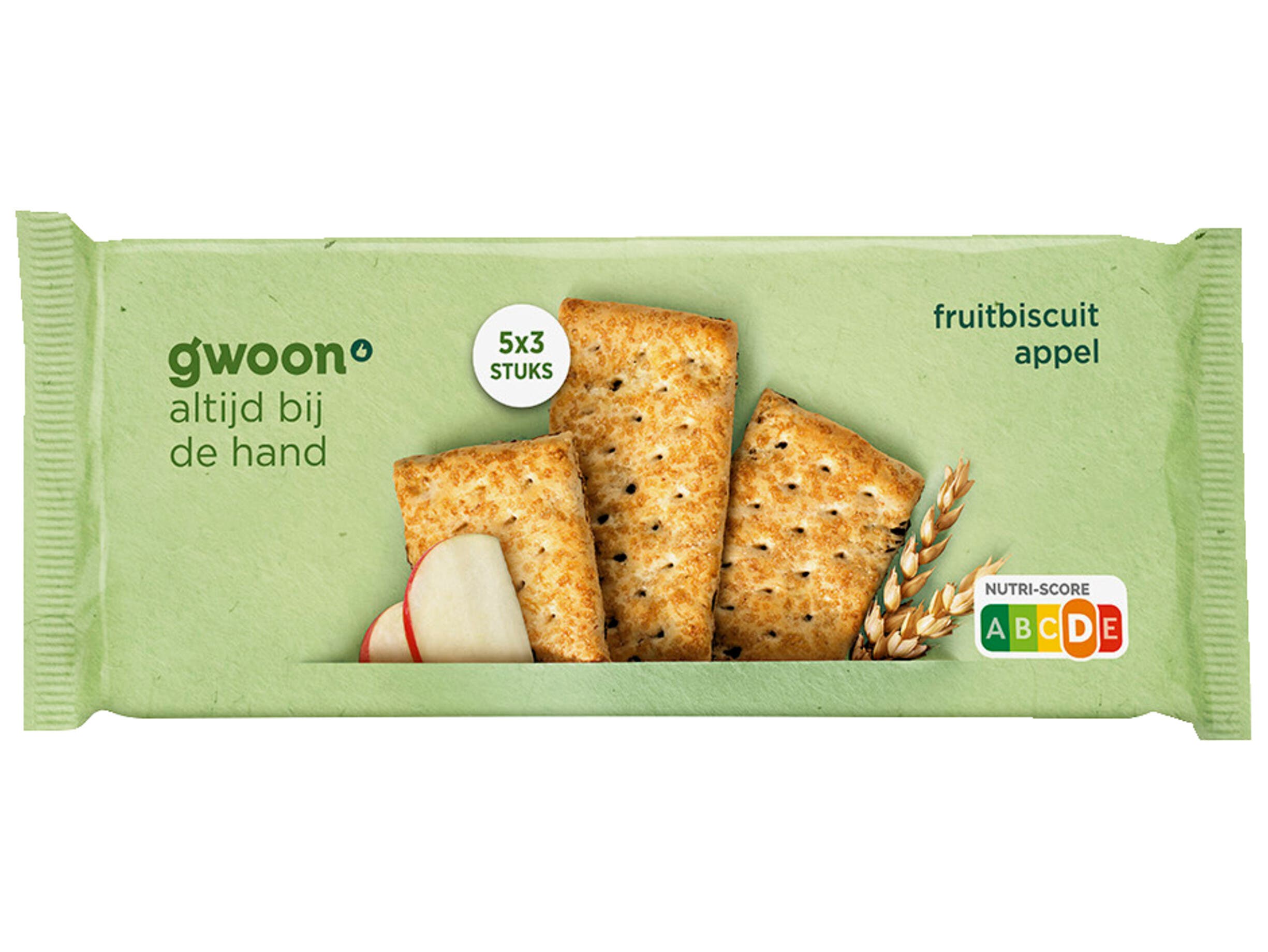 G'woon Fruitbiscuits appel