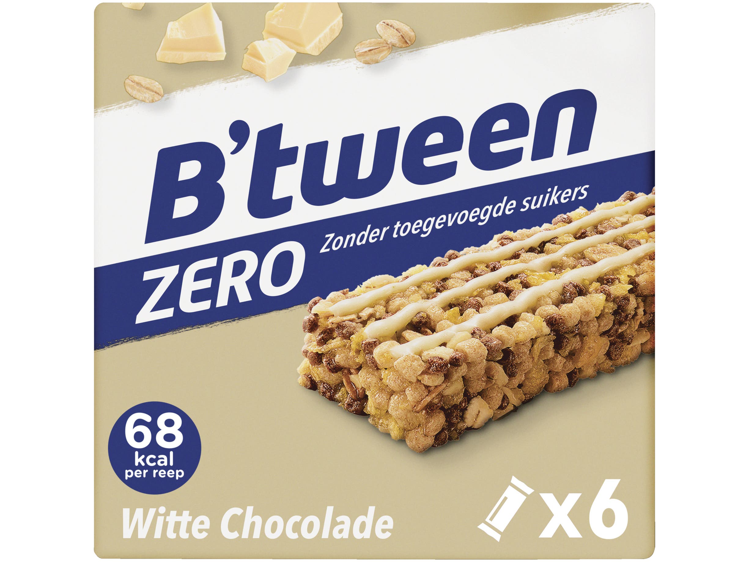 Hero B'tween Mueslireep Zero Witte Chocolade