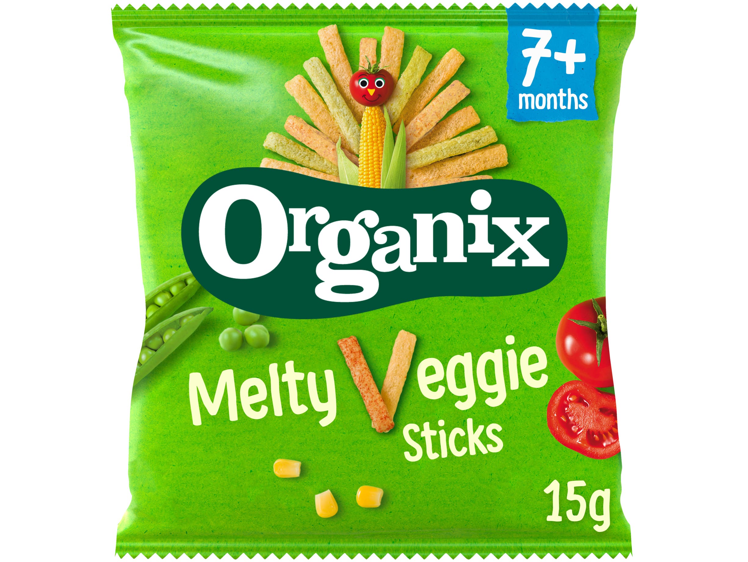 Organix Veggie groente sticks 7 maanden
