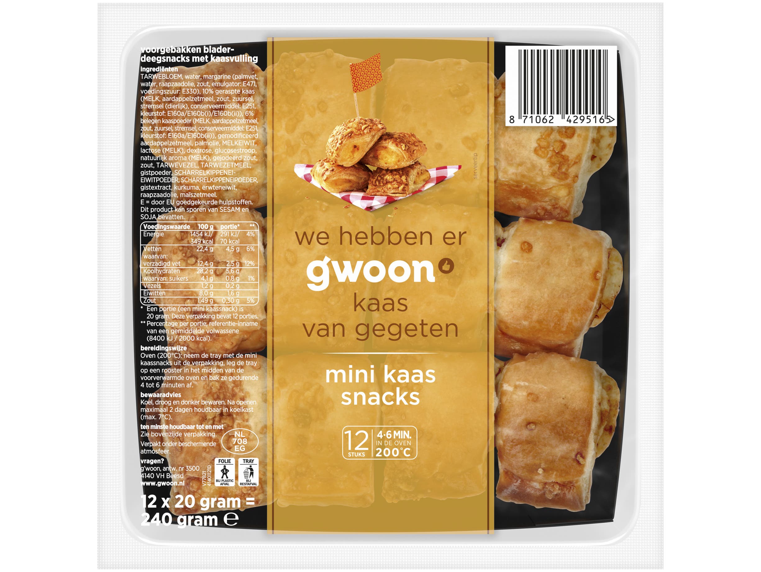 G'woon Mini kaassnacks