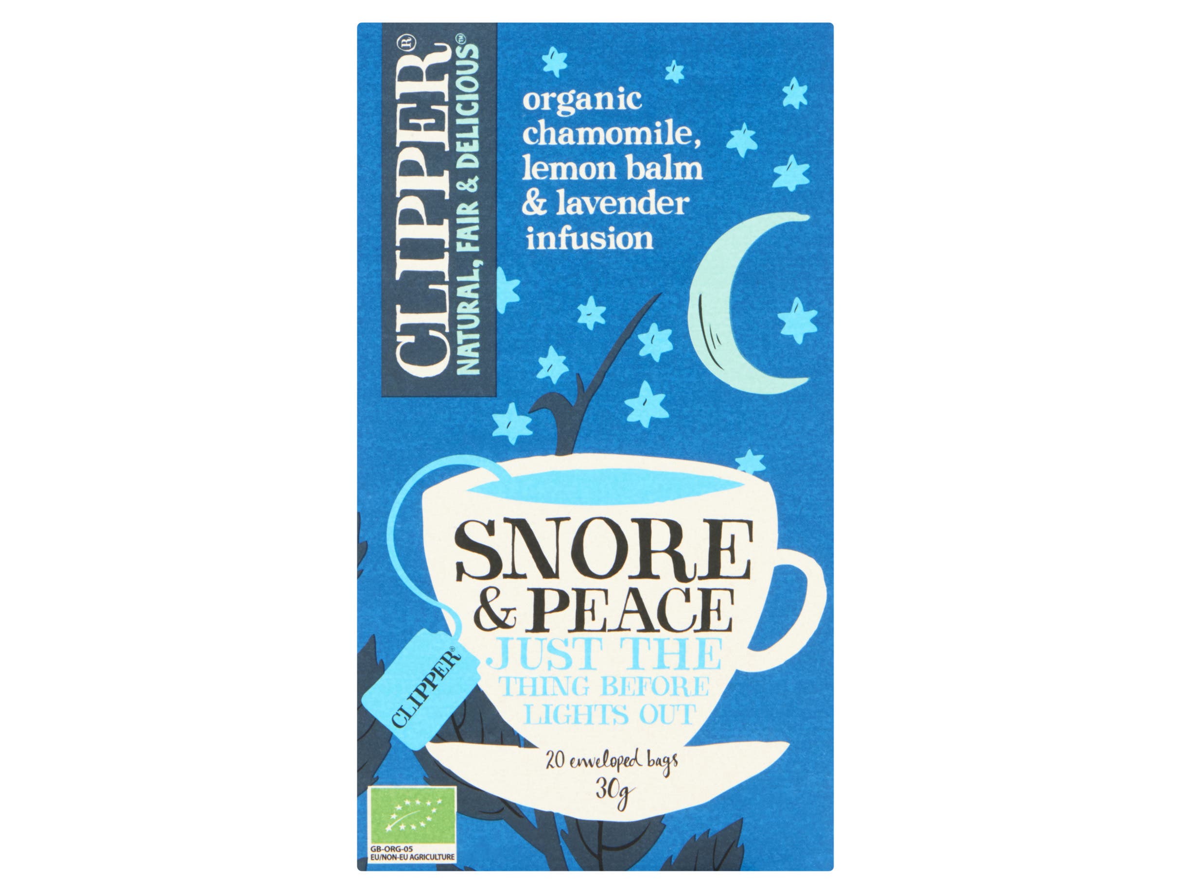 Clipper Snore & peace tea