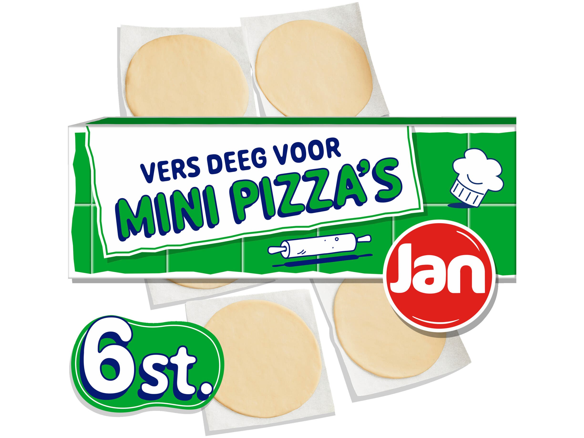 Jan Mini pizzadeeg