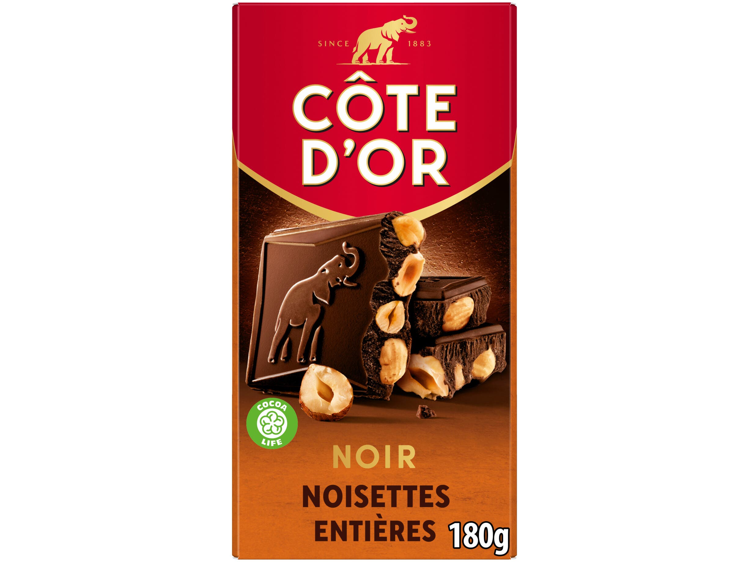 Cote d'Or Chocoladereep puur hazelnoten