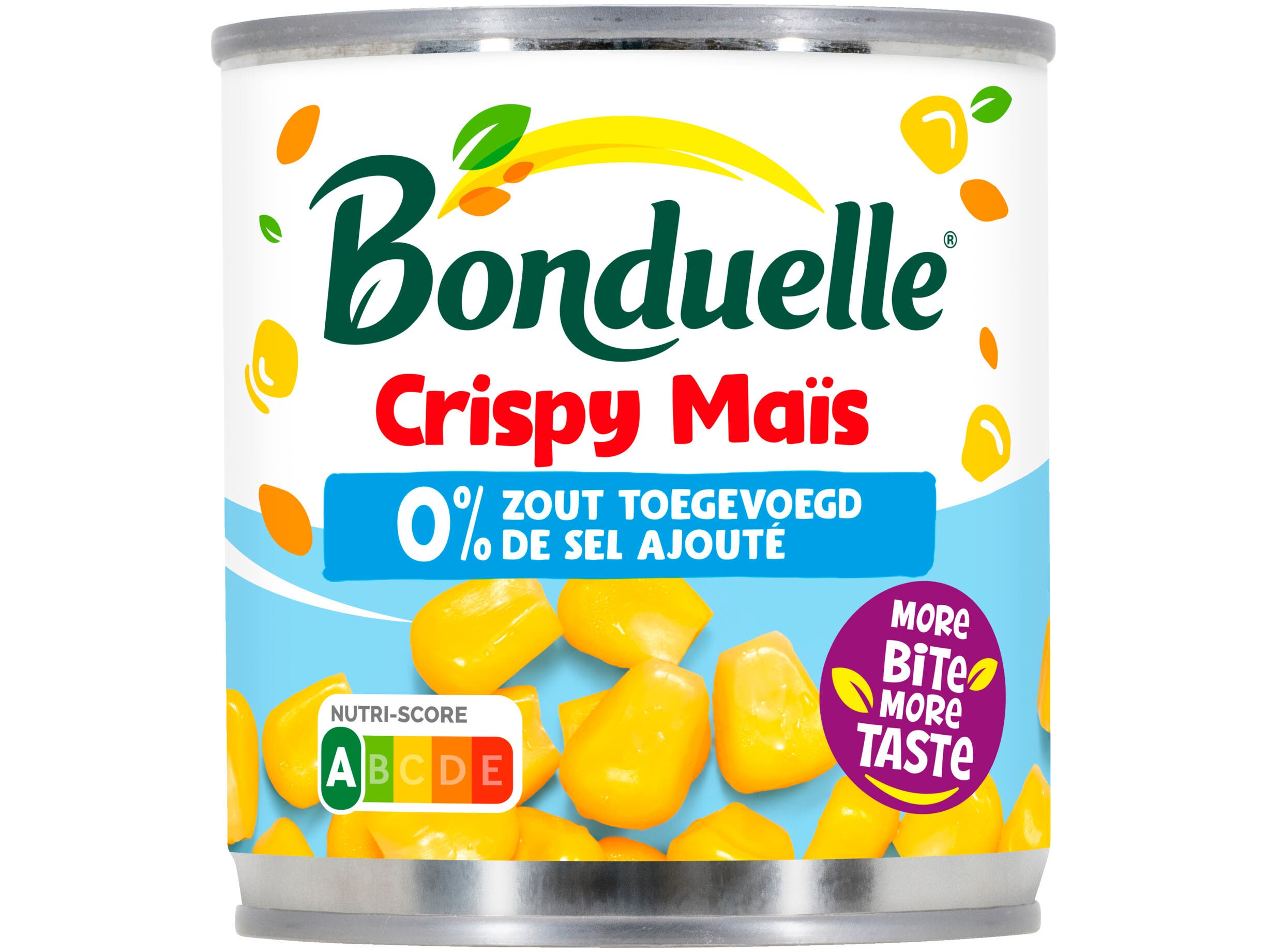 Bonduelle Crispy mais - 0% zout toegevoegd