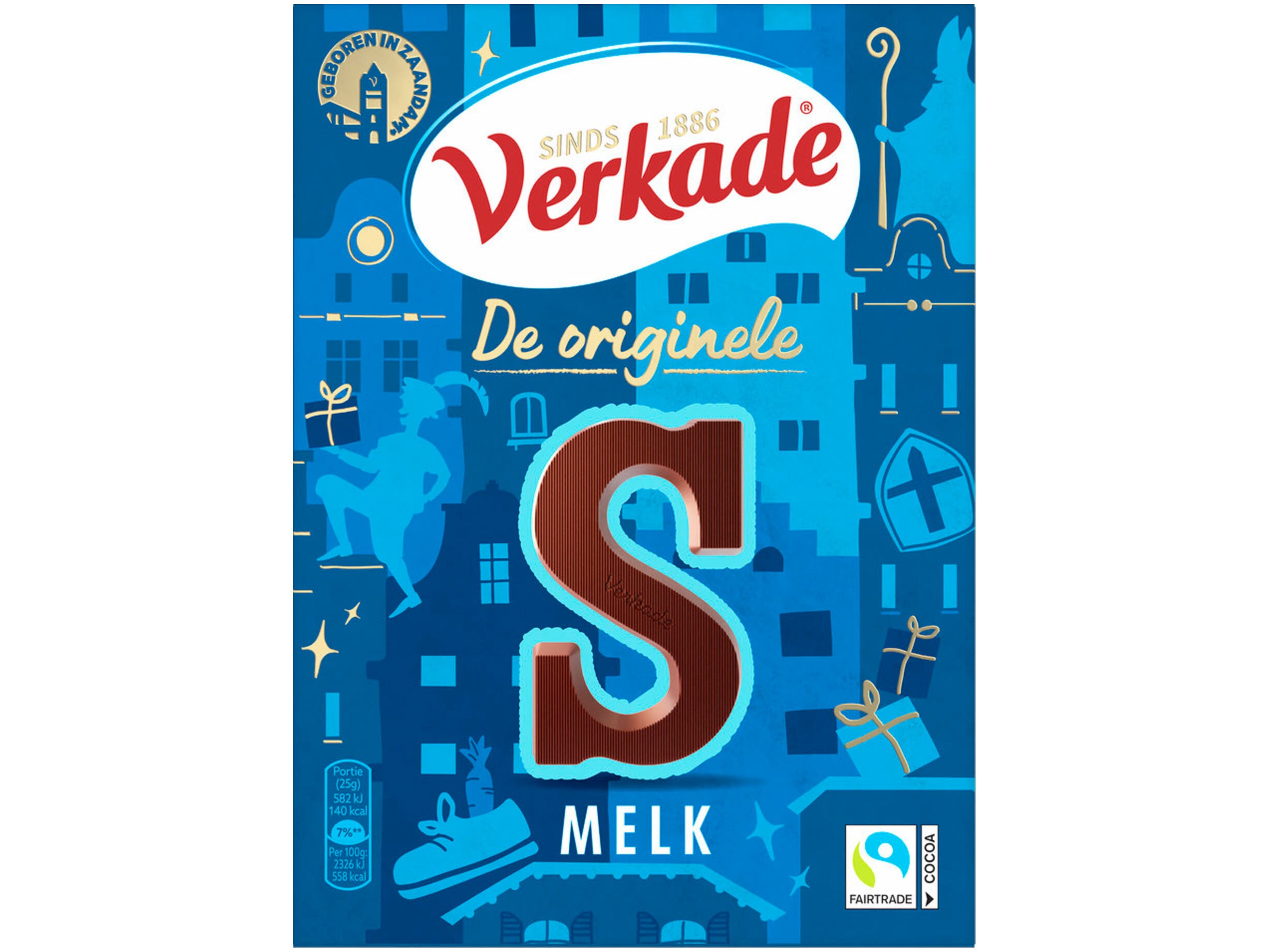 Verkade Chocoladeletter melk