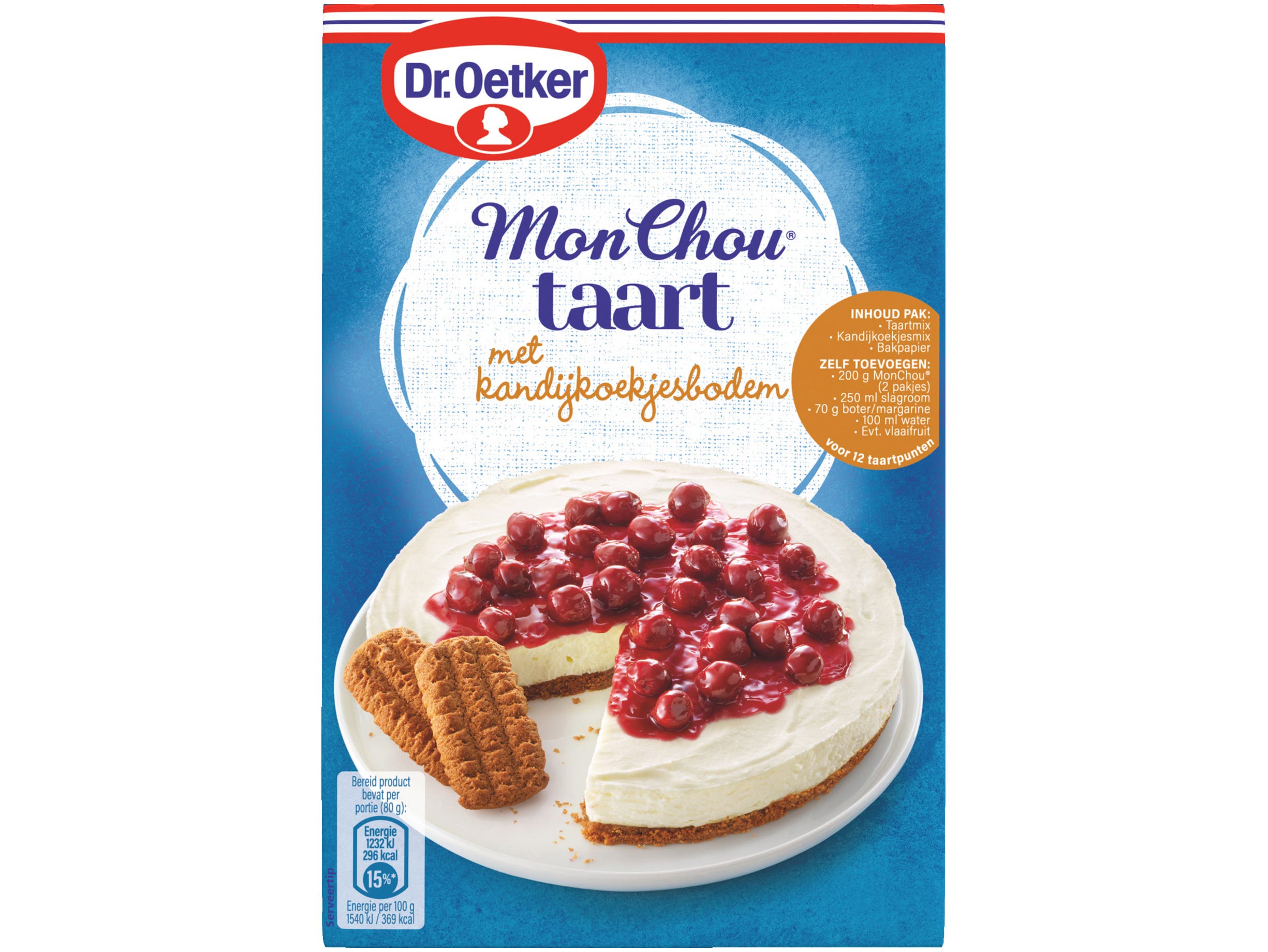 Dr. Oetker Monchoutaart kandijbodem