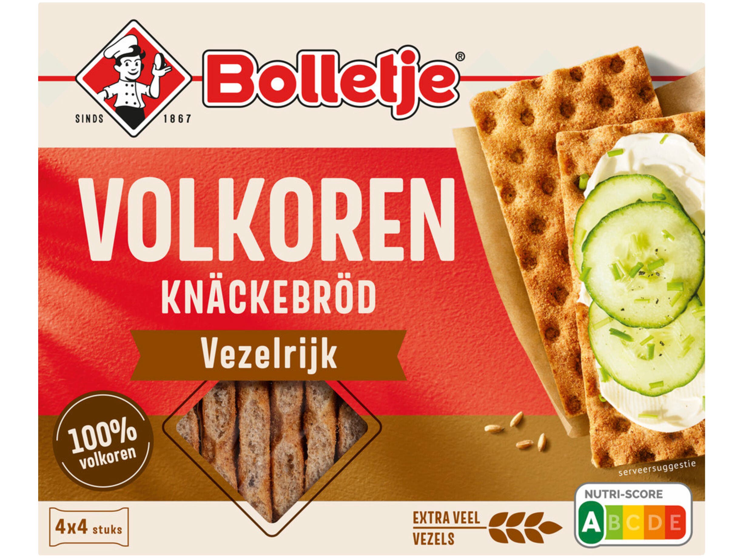 Bolletje Vezelrijk Knackebrod Volkoren