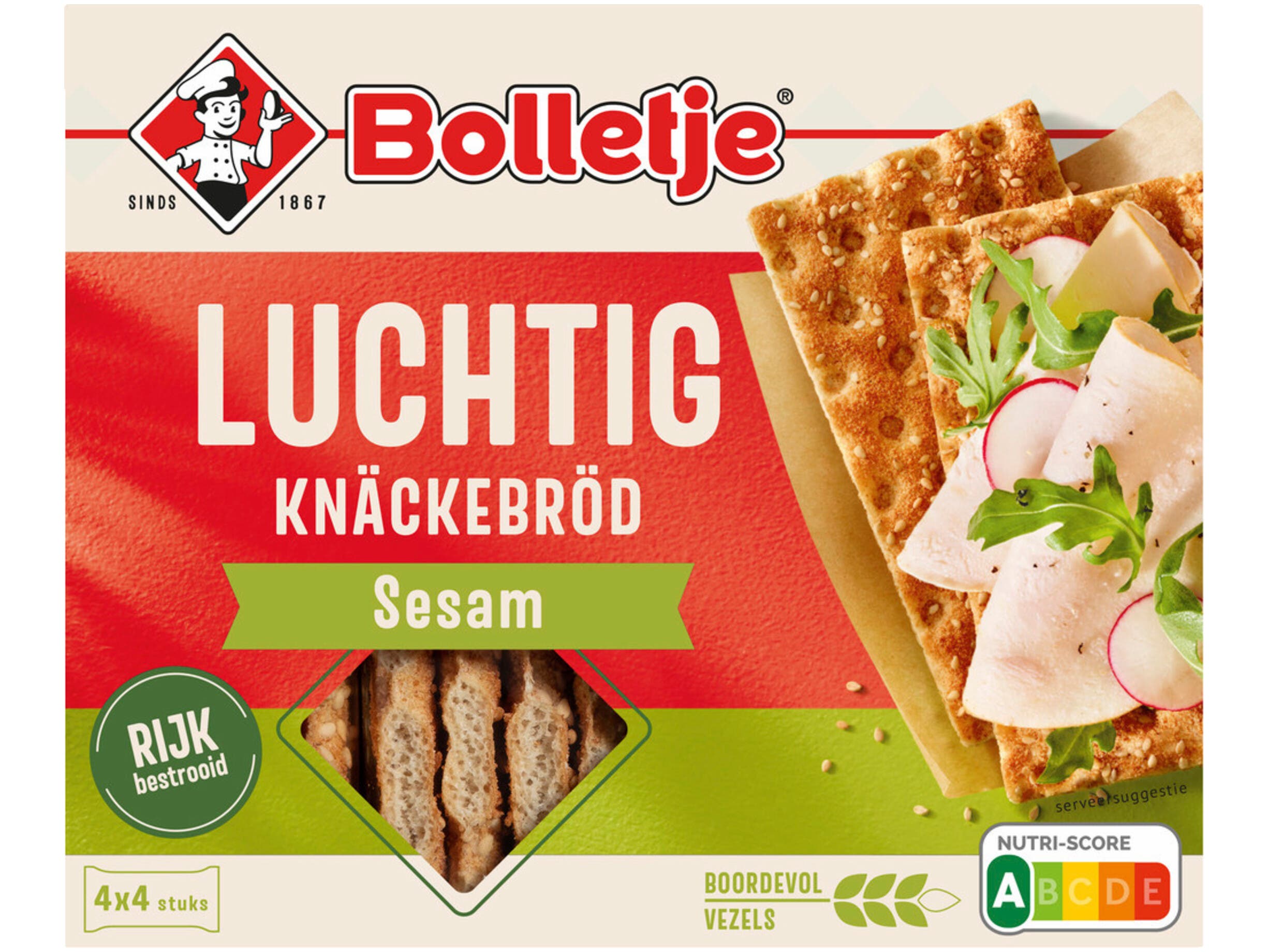 Bolletje Luchtig Knackebrod Sesam