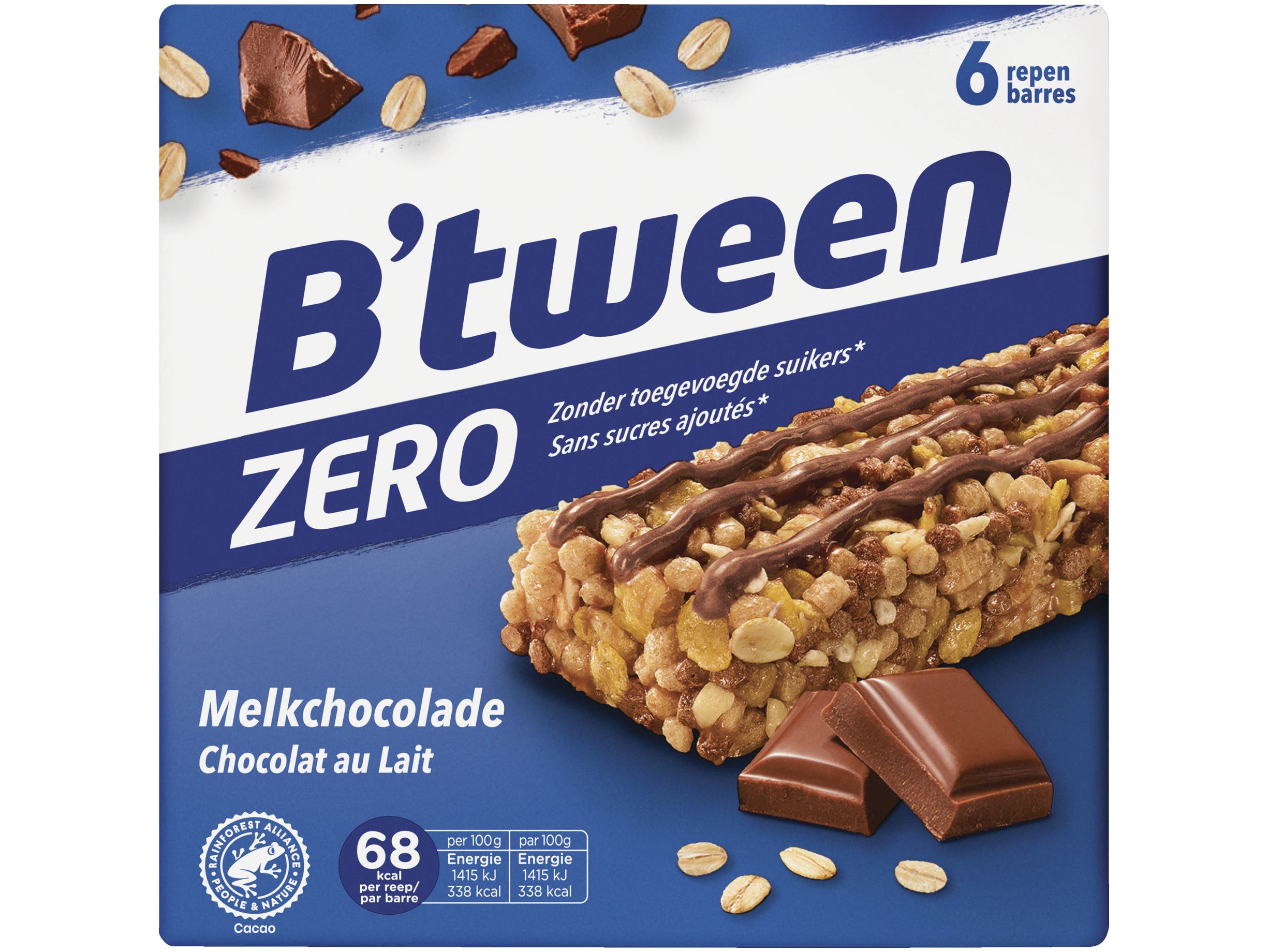 Hero Mueslireep zero melkchocolade