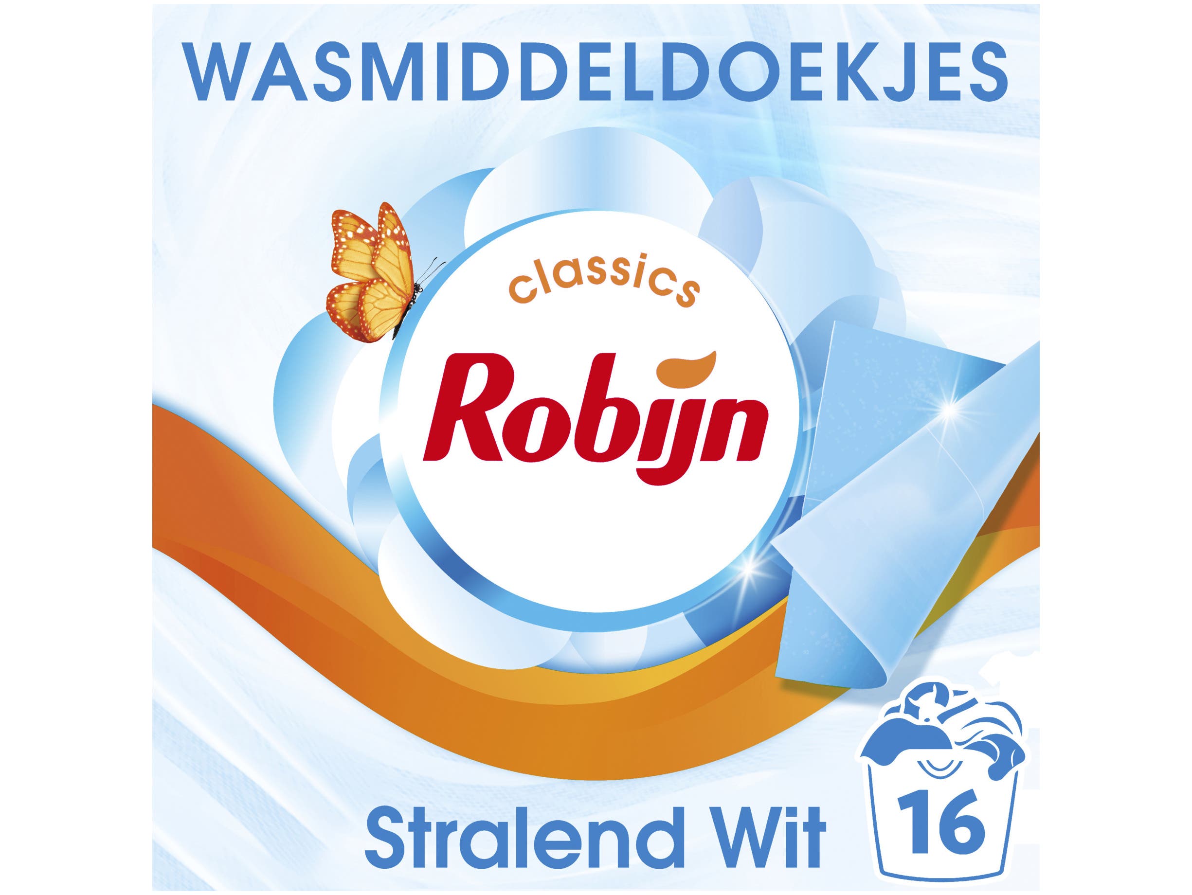 Robijn Wasmiddeldoekjes wit