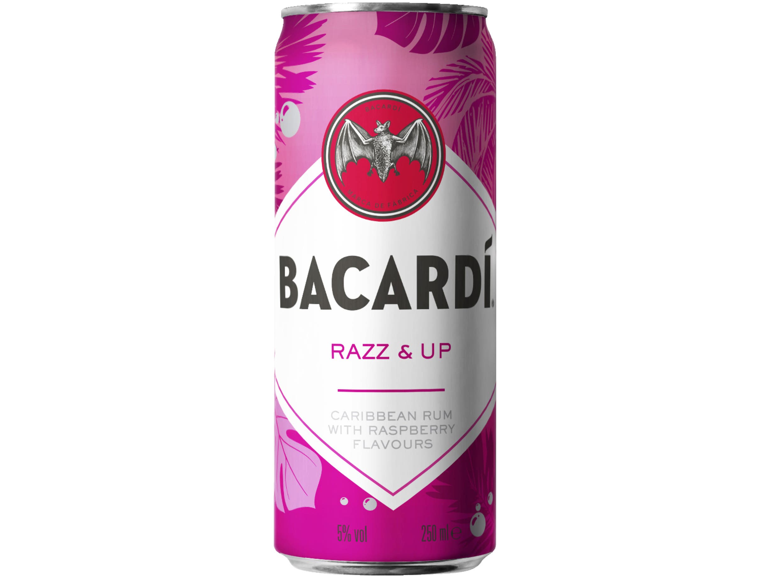 Bacardi Bacardi razz & up blik