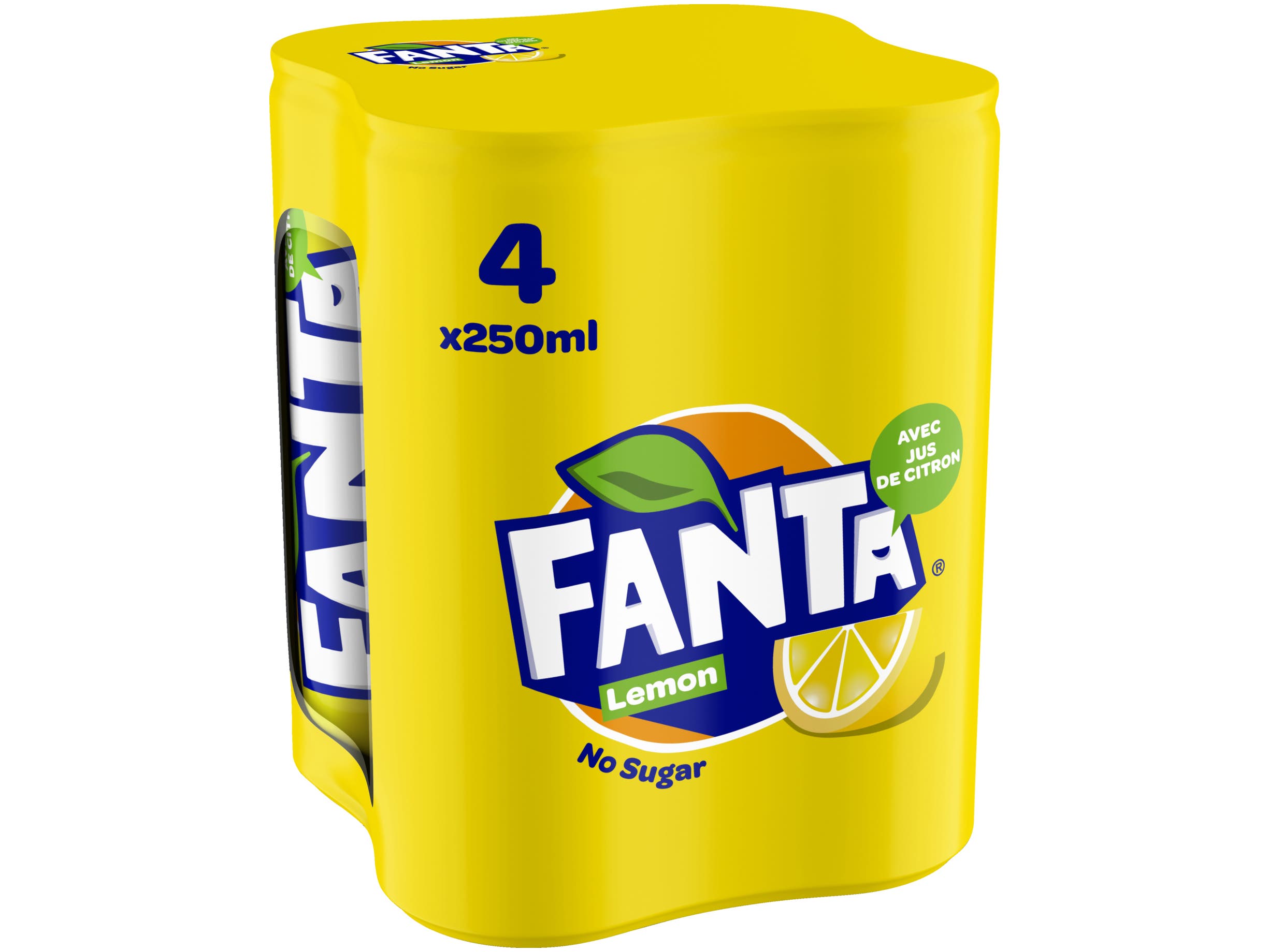 Fanta Lemon zero sugar 4-pack