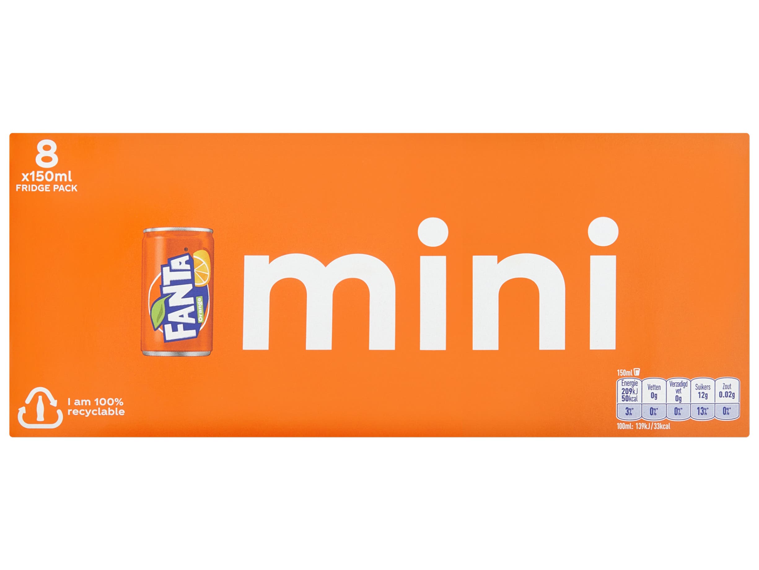 Fanta Orange 8-pack