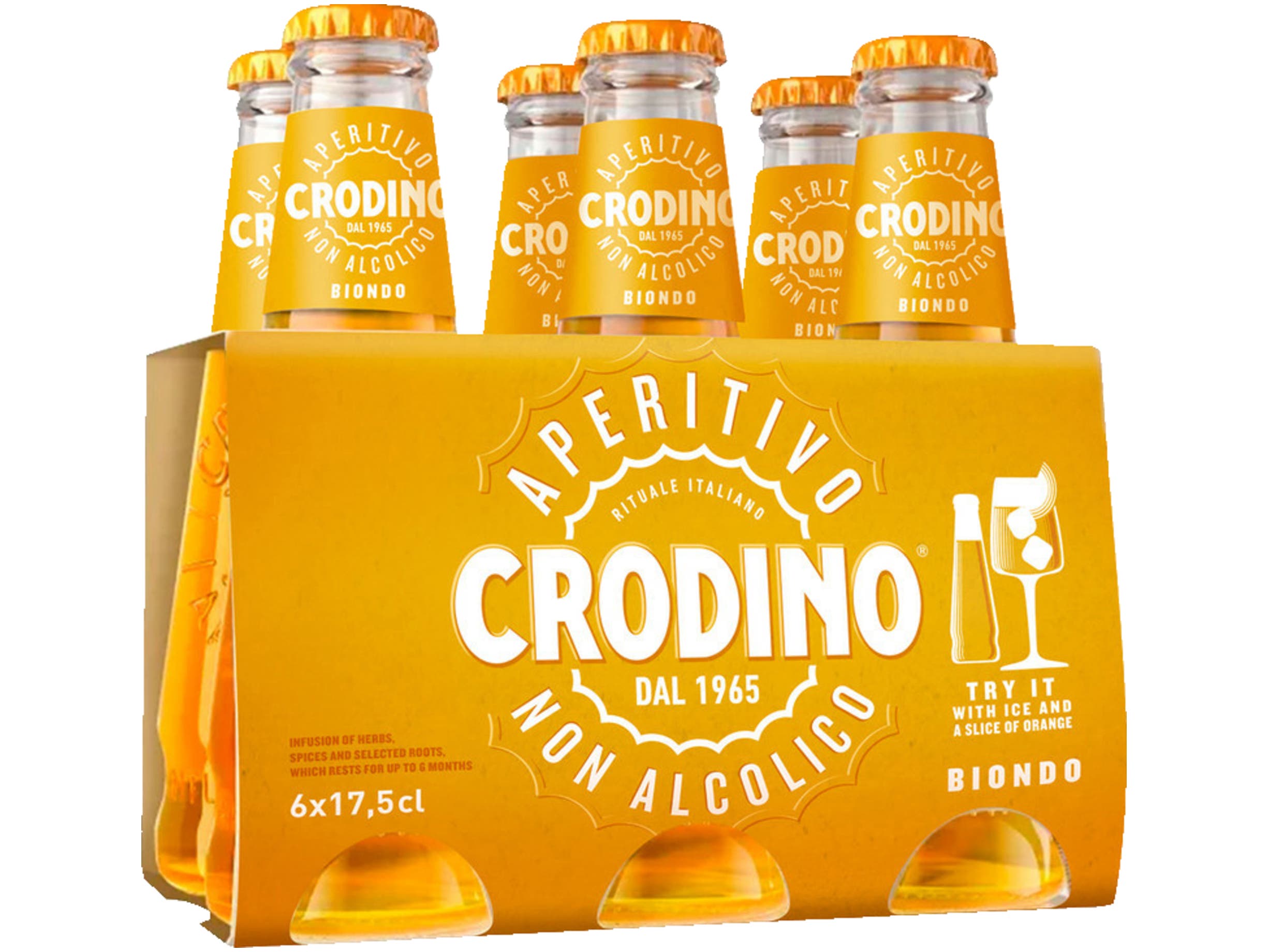 Crodino Aperitivo non alcolico biondo
