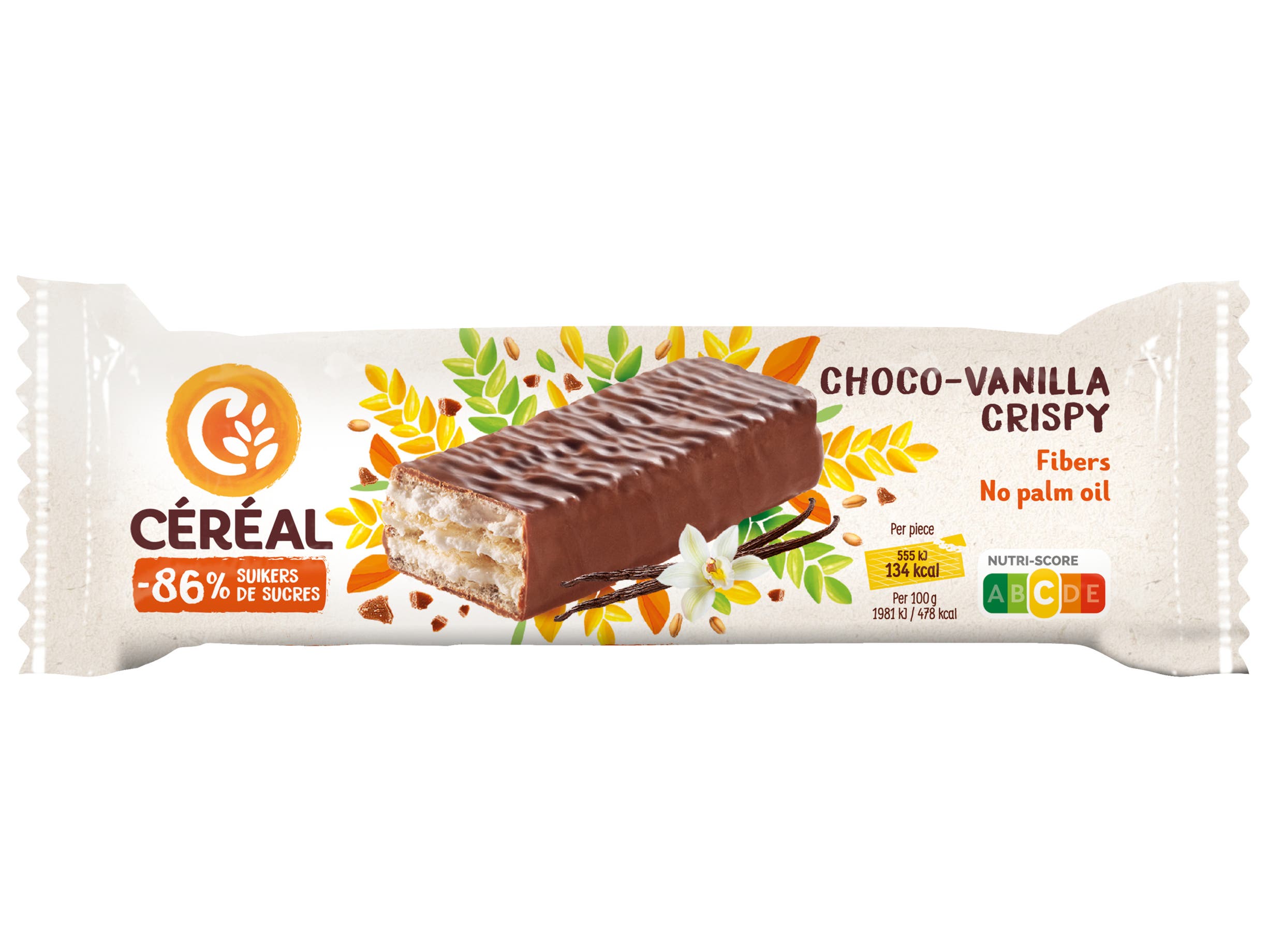 Cereal Wafel choco vanilla crispy