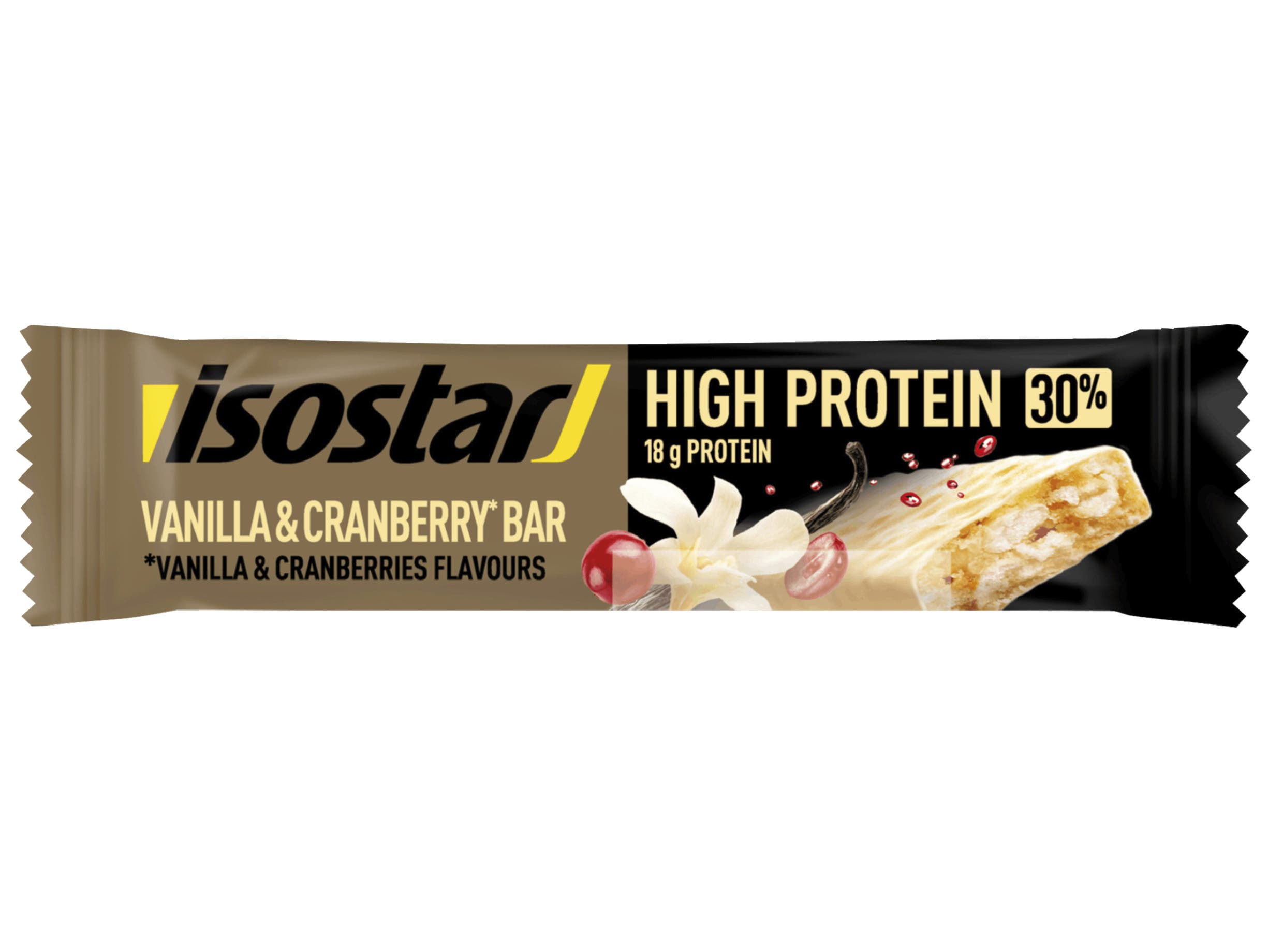 Isostar High protein bar vanilla cranberry