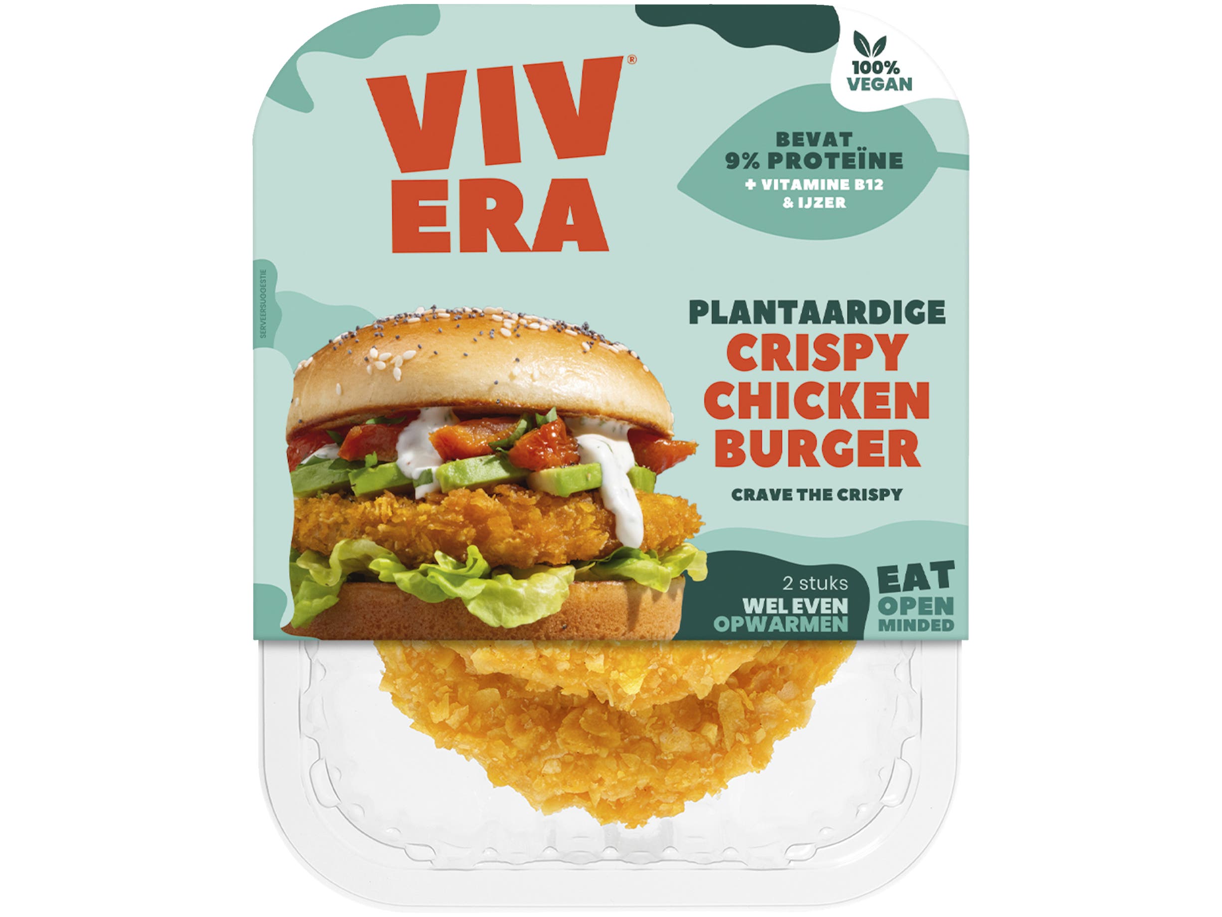 Vivera Crispy chicken burger