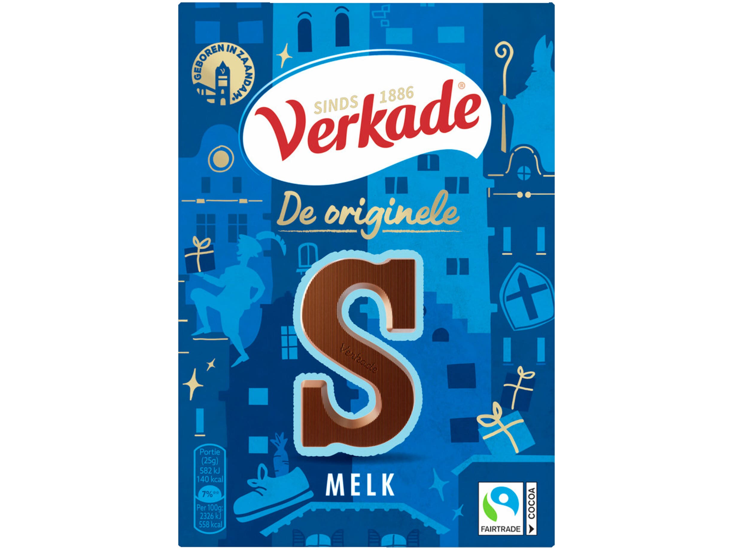 Verkade Chocoladeletter melk
