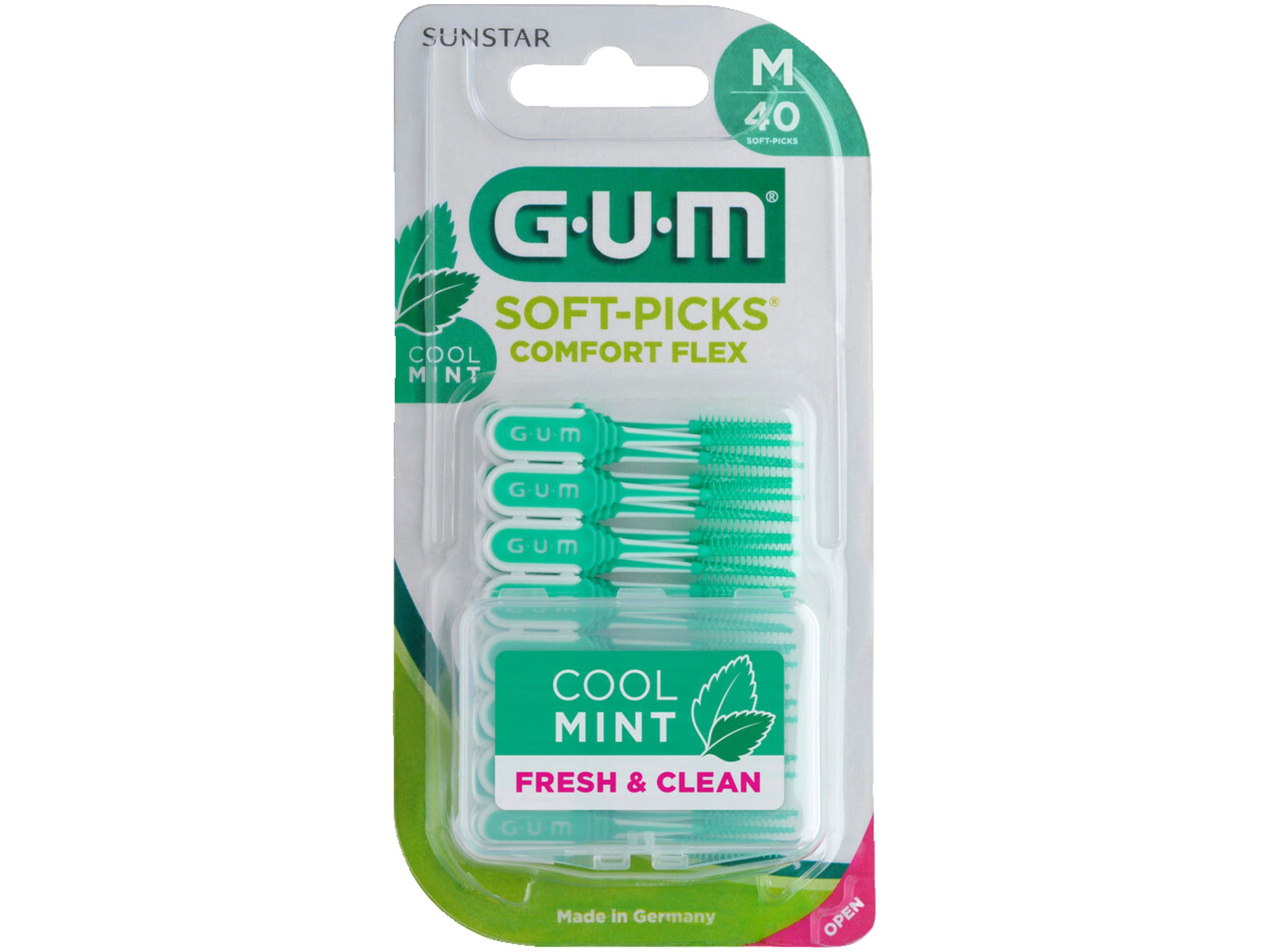 Gum Soft picks comfort flex mint medium